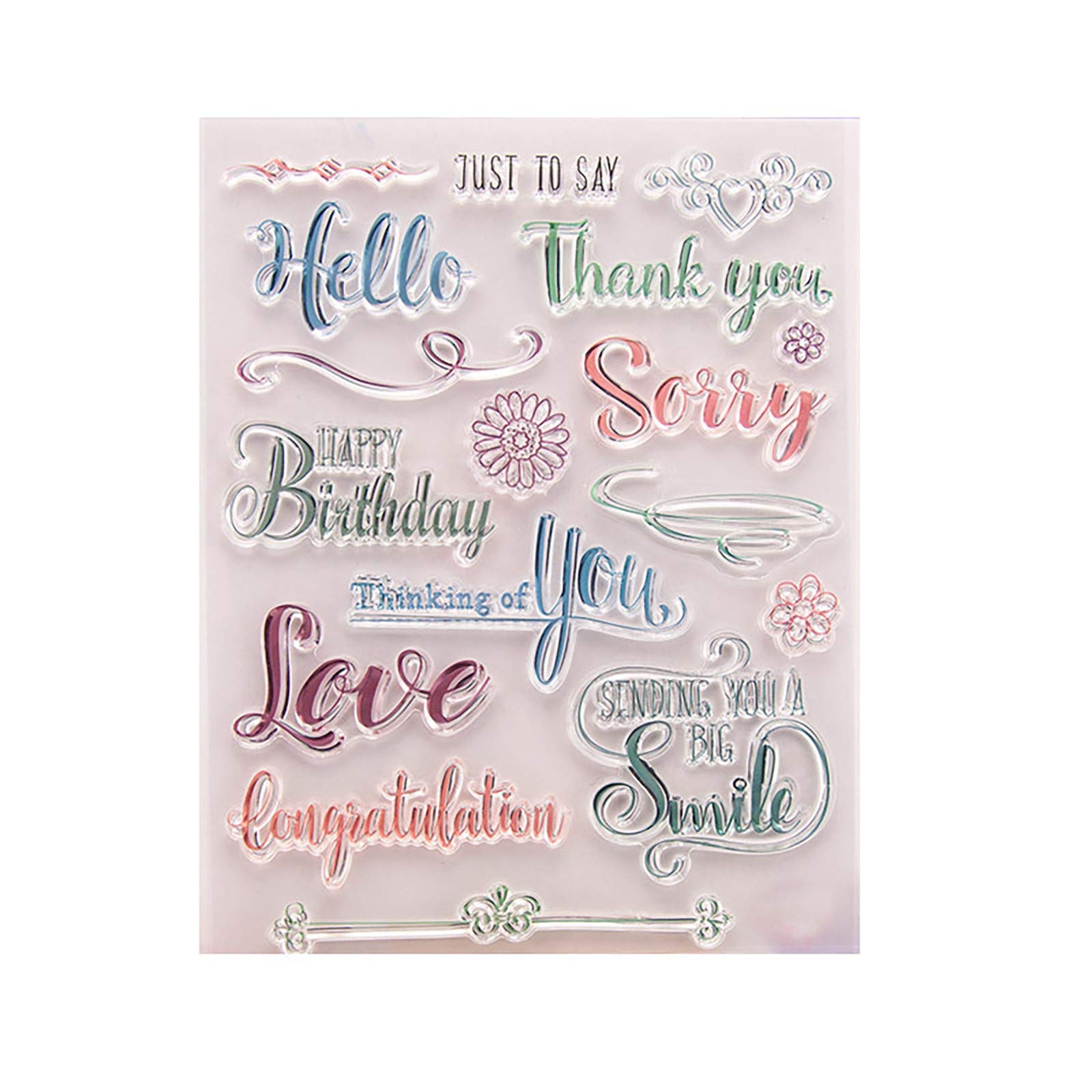 Yiser Cake Plexiglass Transparent Rubber Alphabet Stamp Tool - Nonstick Baking Stamp Set for DIY Cake Decorating, Cookies & Pastry Making - Perfect for Home Baking, Party Treats & Gift Packaging