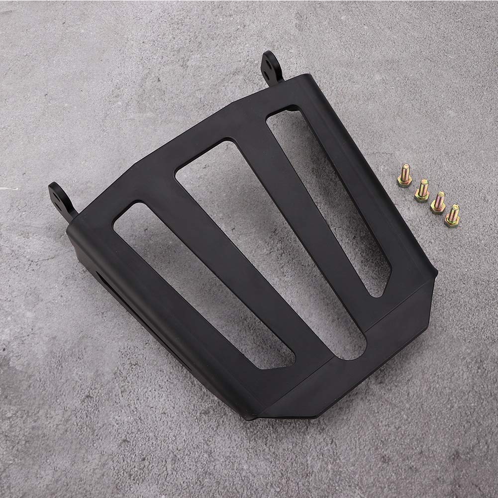 ARAMOX Heavy-Duty Black Iron Motorcycle Rear Luggage Rack - Compatible with Yamaha XVS950 2017 & Similar Models | Perfect for Touring, Commuting & Adventure Riding