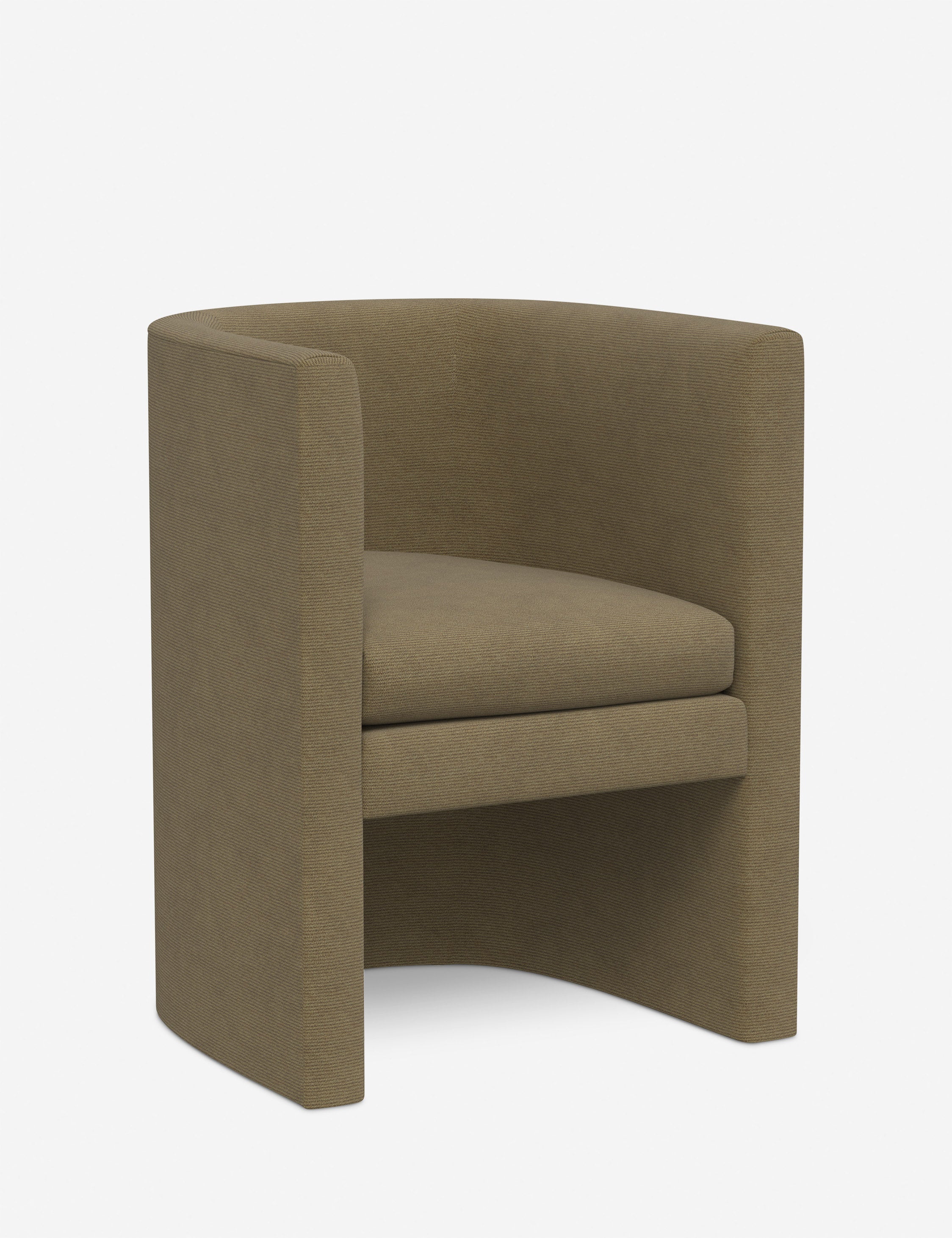 Enfield Dining Chair - Modern Wooden Dining Room Chair with Upholstered Seat - Perfect for Kitchen, Dining Room, and Home Office Use