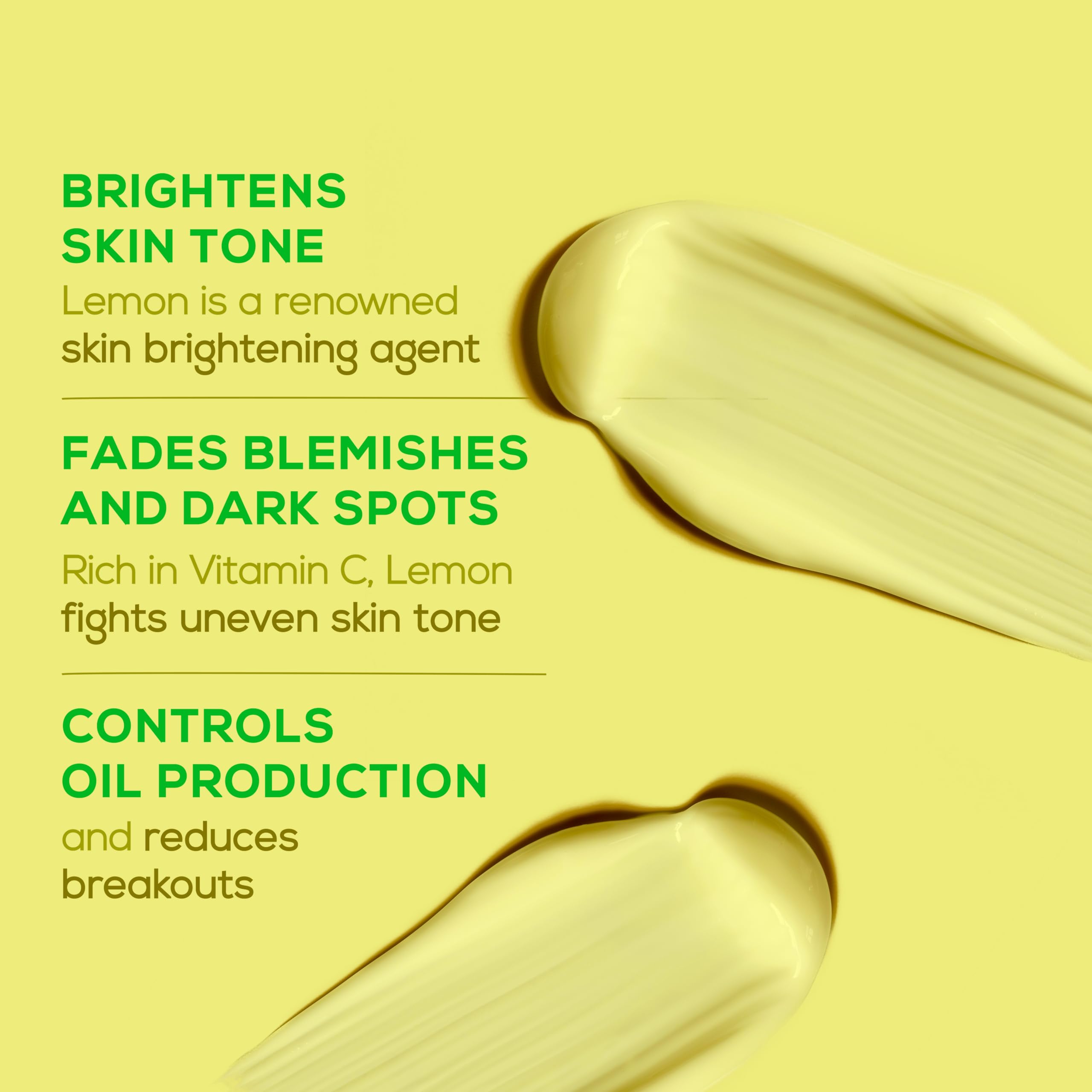Joy Skin Fruits Lemon Brightening Face Wash 150ml - Vitamin C Cleanser for Glowing Skin, Reduces Dark Spots & Oil Control | Gentle Foaming Facial Wash for Normal to Oily Skin | Perfect for Morning & Night Skincare Routine