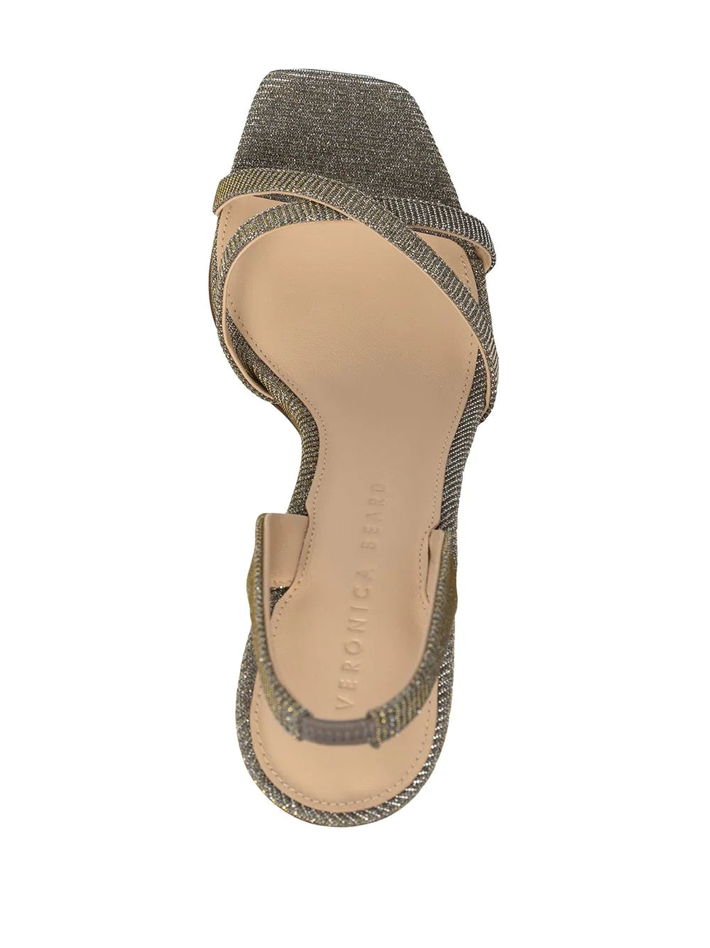 Analita Women's Comfortable Sandals - Silver & Gold Metallic Strappy Summer Shoes for Beach, Pool, and Casual Outings