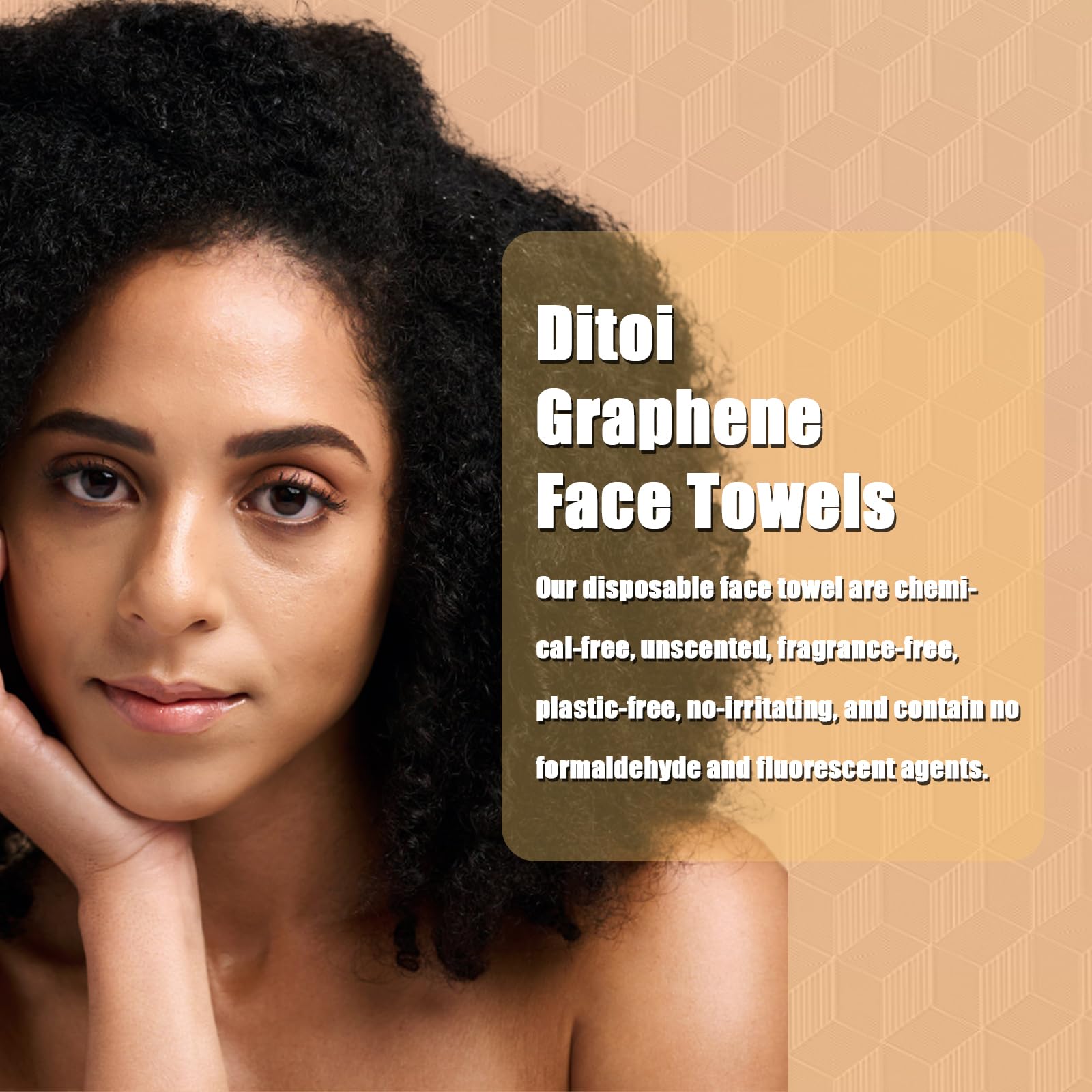 50 Pack Soft & Absorbent Face Towels | Premium Graphene Facial Towels for Gentle Cleansing & Exfoliation | Ideal for Skincare, Makeup Removal & Spa Use