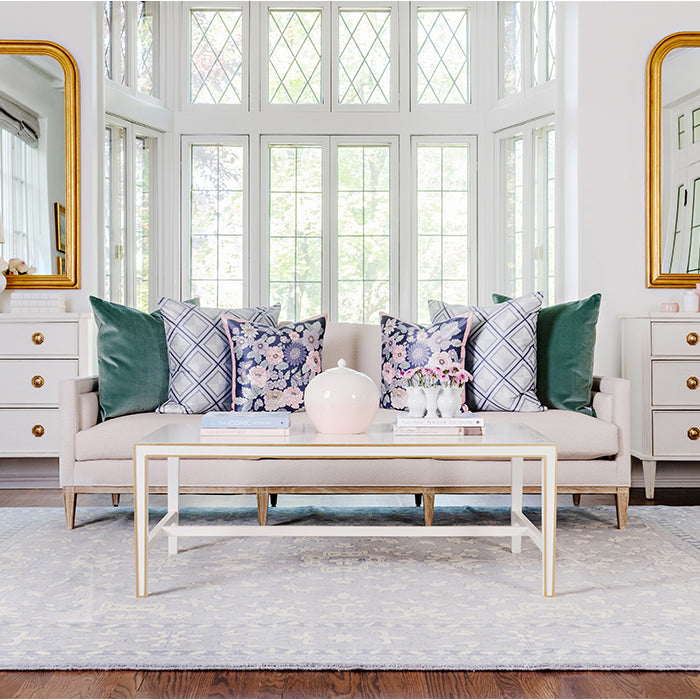 Soft Blue Emma Rug - Premium Plush Area Rug for Living Room, Bedroom & Nursery - Cozy & Stylish Home Decor