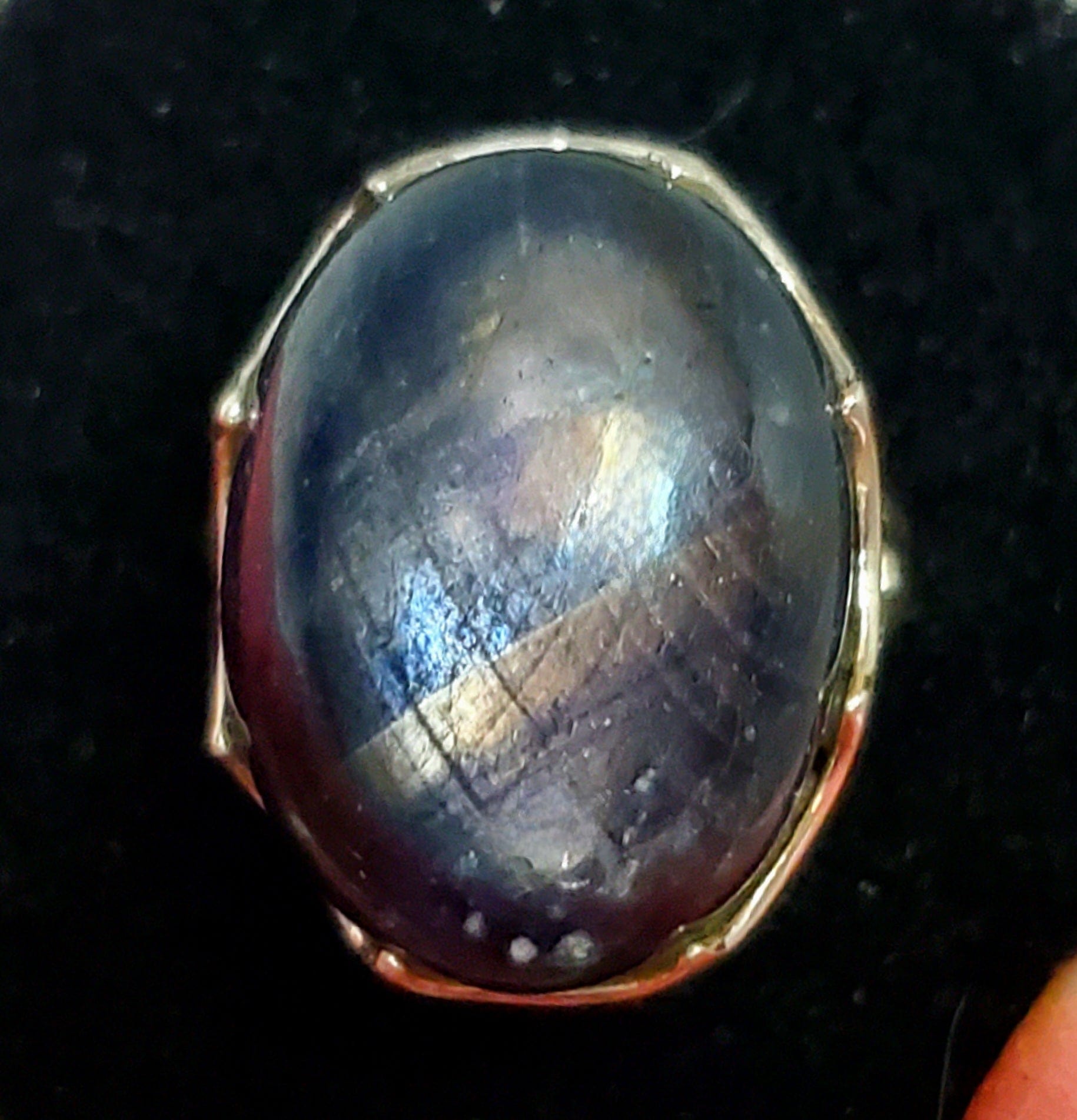 Canadian Sapphire Ring in .925 Sterling Silver - Size 6.5 - Elegant Blue Gemstone Jewelry for Women, Perfect for Engagement, Anniversary & Special Occasions