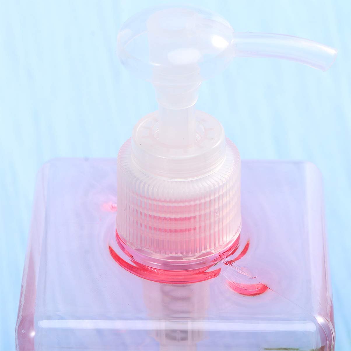 DOITOOL Refillable Pump Bottle Dispenser for Shampoo, Lotion & Liquid Soap - Empty Plastic Refill Container for Bathroom, Salon & Travel Use