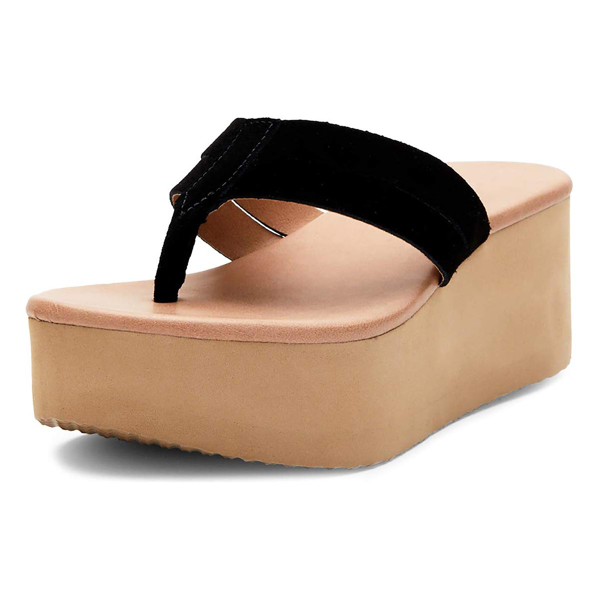 YDN Women's Stylish Platform Clogs - Slip On Mules with Sexy T-Strap Design | Comfortable Flip Flops for Indoor & Outdoor Wear | Perfect Casual Sandals for Beach, Home, and Summer Fashion