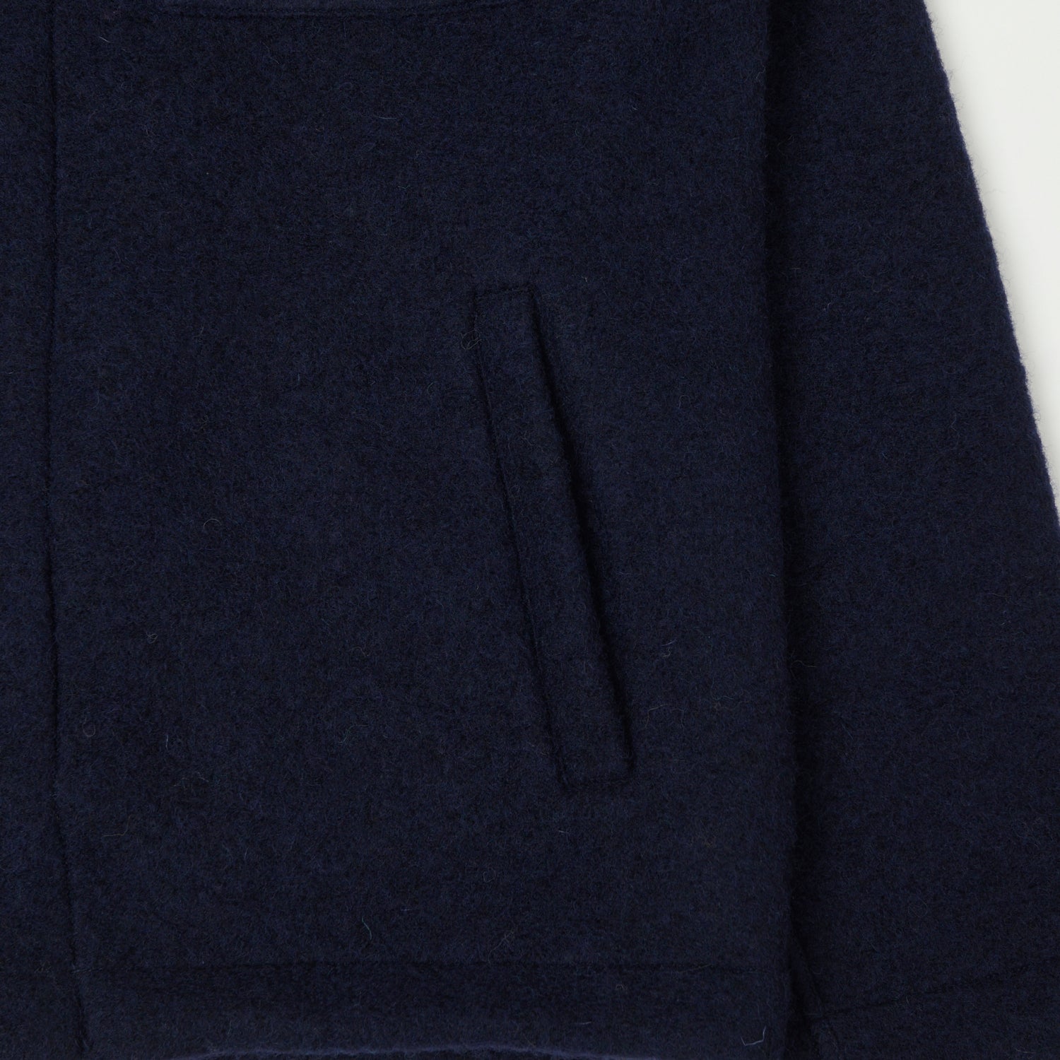Hartford 'Duane' Knitted Wool Jacket for Men - Navy Blue Winter Coat, Warm Casual Outerwear for Fall & Winter, Perfect for Office, Travel and Outdoor Activities