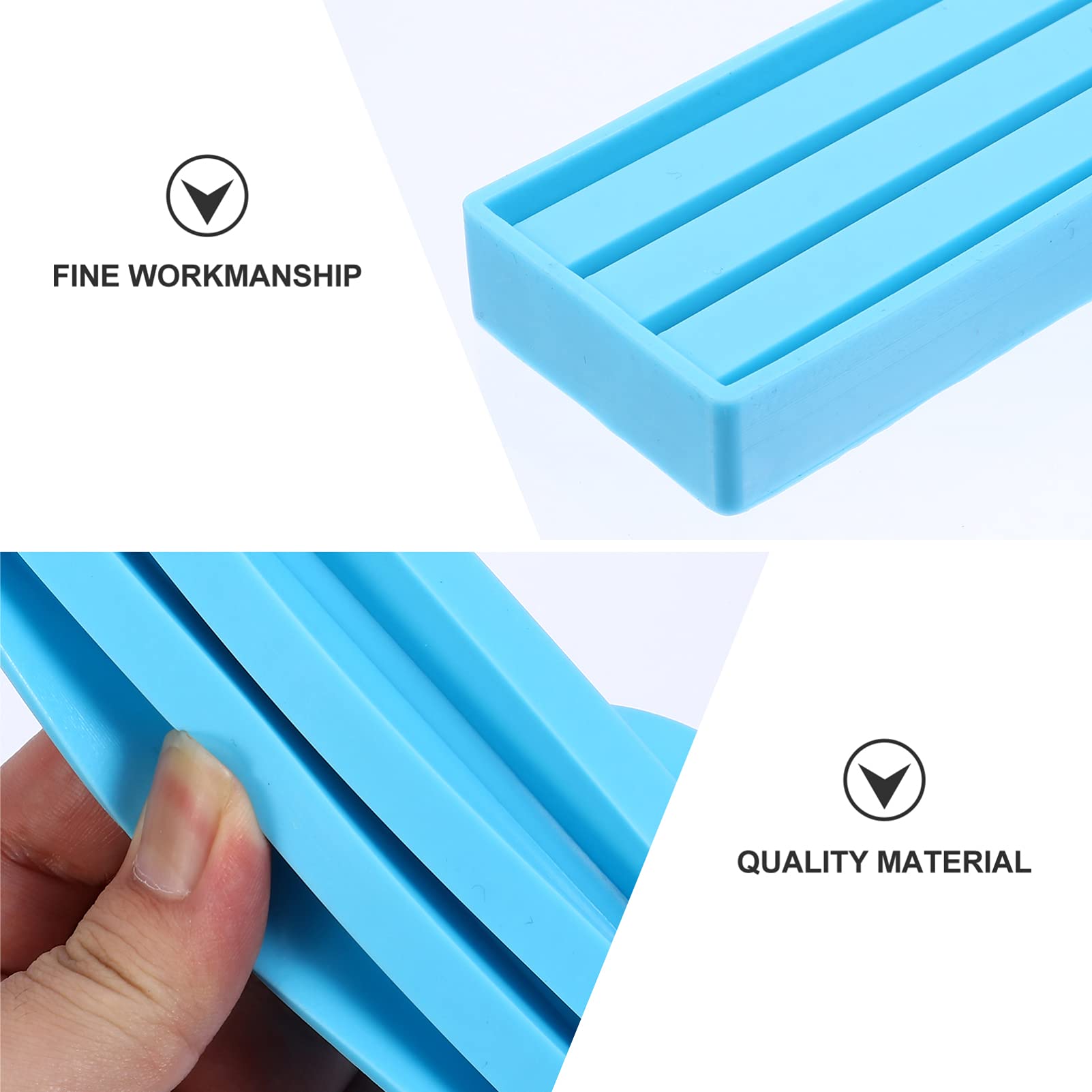 Healifty Silicone Domino Molds for Resin Casting - DIY Epoxy Craft Making Tool with Storage Box | Perfect for Jewelry, Coasters, and Home Decor Projects