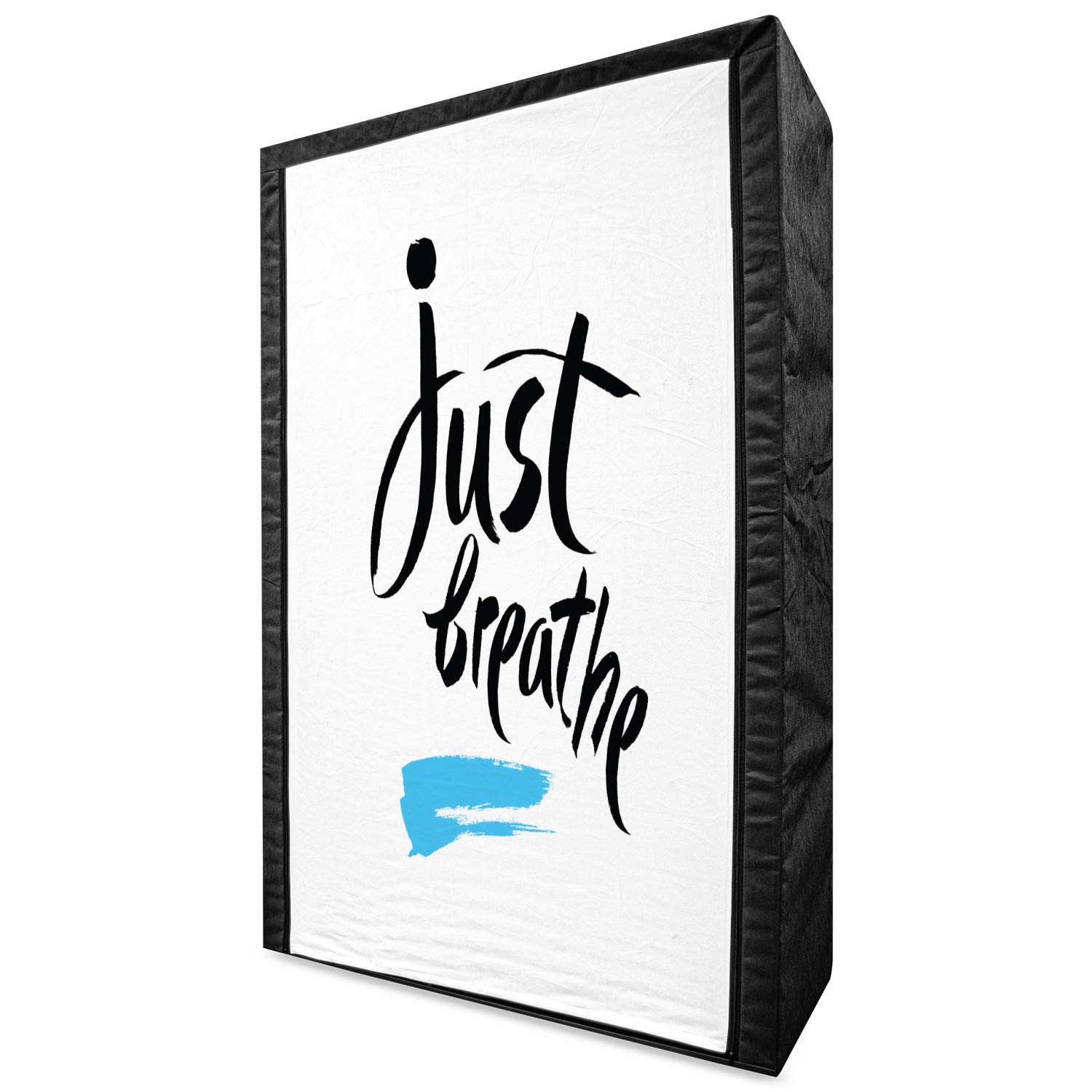 Ambesonne Just Breathe Portable Fabric Wardrobe - 42.5