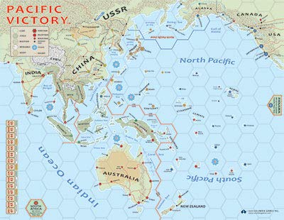 Columbia Games Pacific Victory: WWII Strategy Board Game - War in The Pacific 1941-1945 | Historical Military Game for Adults & Teens | Perfect for Game Nights & History Enthusiasts