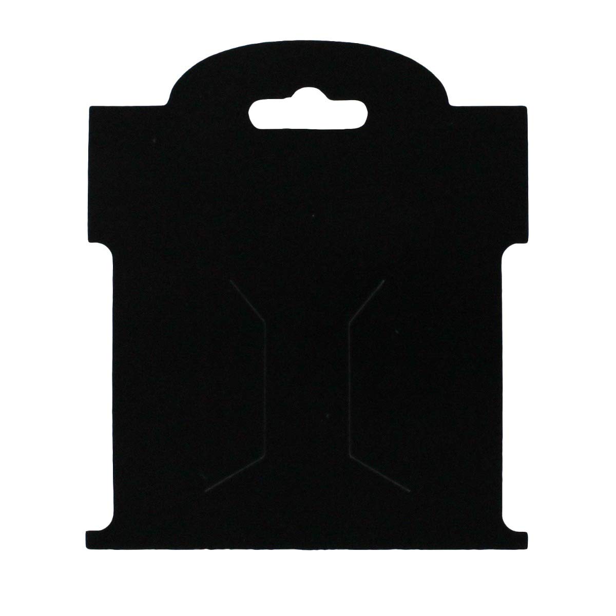Black Coated Hair Bow Display Cards Small - Pack of 50 | Perfect for Retail Packaging, Boutique Accessories & Gift Wrapping Supplies