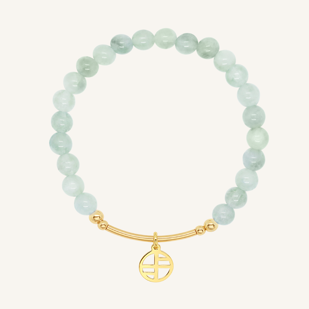 Amazonite Charm Bracelet - Stone of Courage & Confidence - Healing Crystal Jewelry for Women - Boho Style Beaded Bracelet - Perfect for Meditation, Yoga & Positive Energy