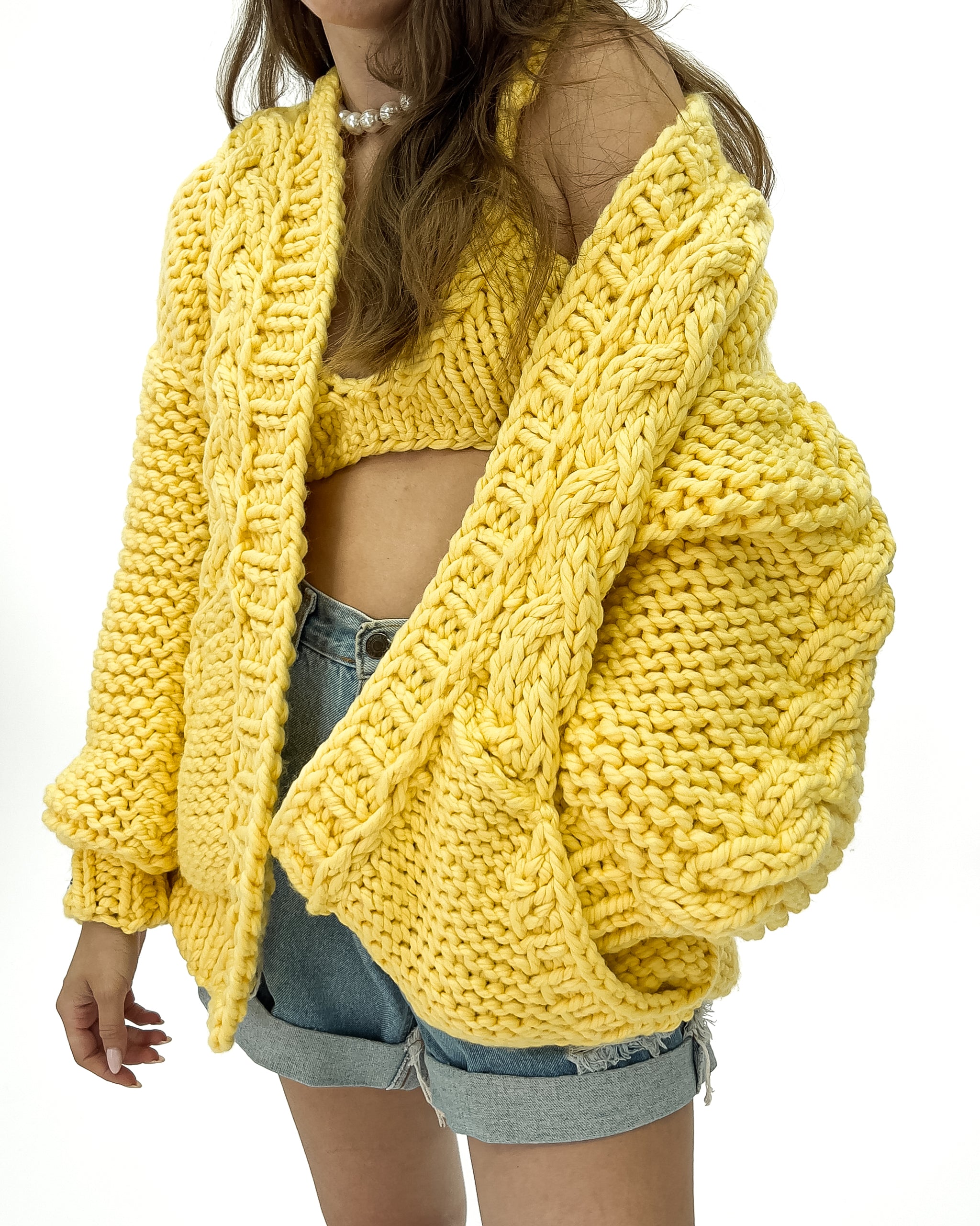 Stylish Braided Pocket Cardigan for Women - Soft Knit Open Front Sweater | Perfect for Fall, Winter & Layering Outfits