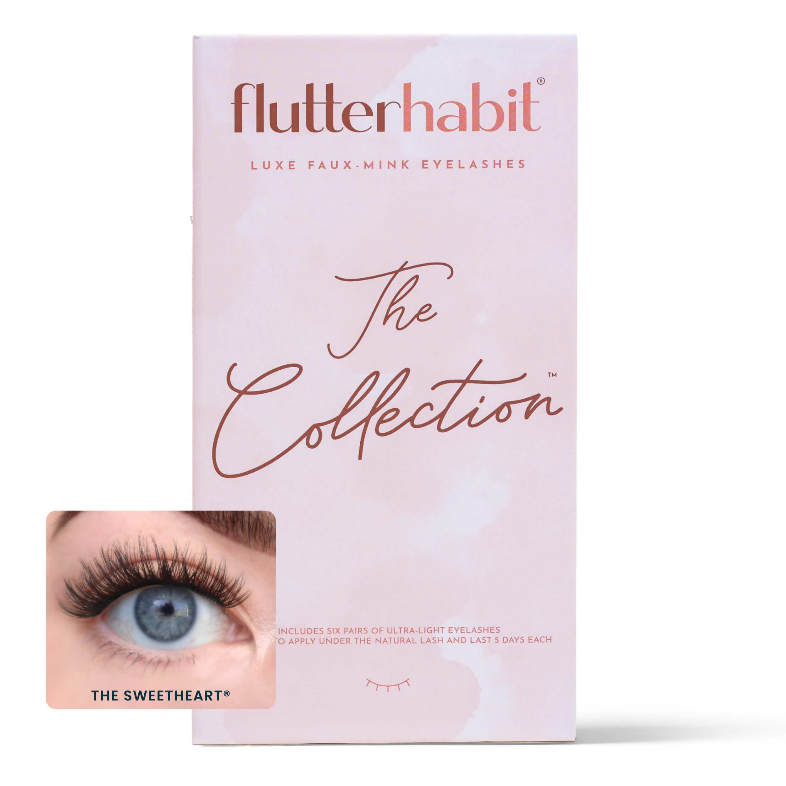 Collection Box Lashes – Natural Lash Clusters for Women | Salon Quality At-Home Eyelash Extension Kit with 6 Lash Sets (No Glue Included) | Perfect for Daily Wear, Special Occasions & DIY Beauty