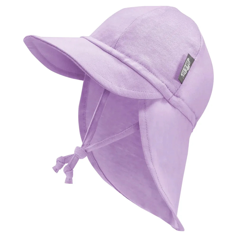 Jan & Jul Sun Soft Cotton Baby Cap - Lavender | UV Protection & Breathable for Infants & Toddlers | Perfect for Outdoor Play, Beach Trips & Sunny Days