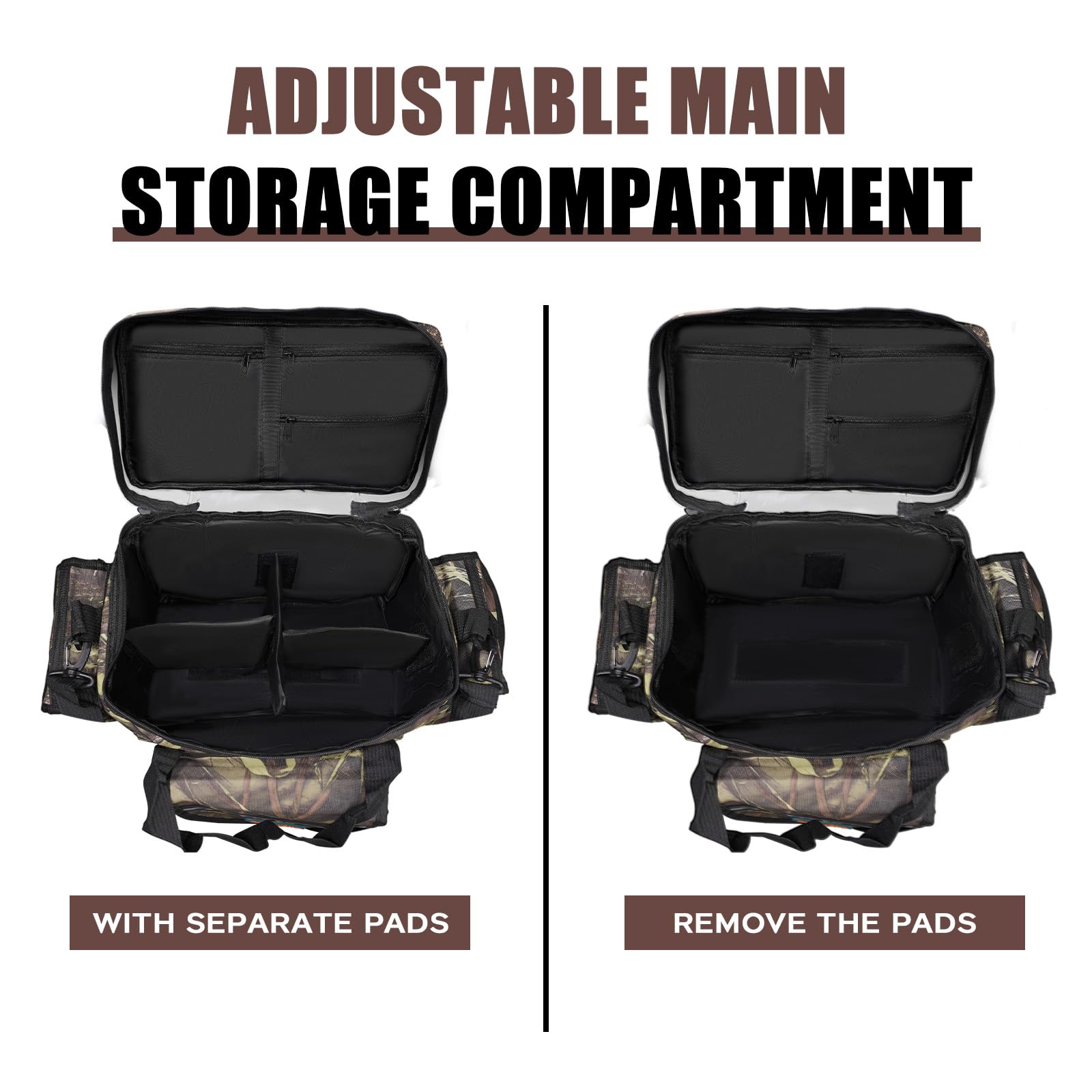 SeaKnight Waterproof Fishing Tackle Bag - Durable Saltwater & Freshwater Fishing Gear Organizer with Padded Shoulder Strap - Perfect for Bass, Trout & Offshore Fishing Trips