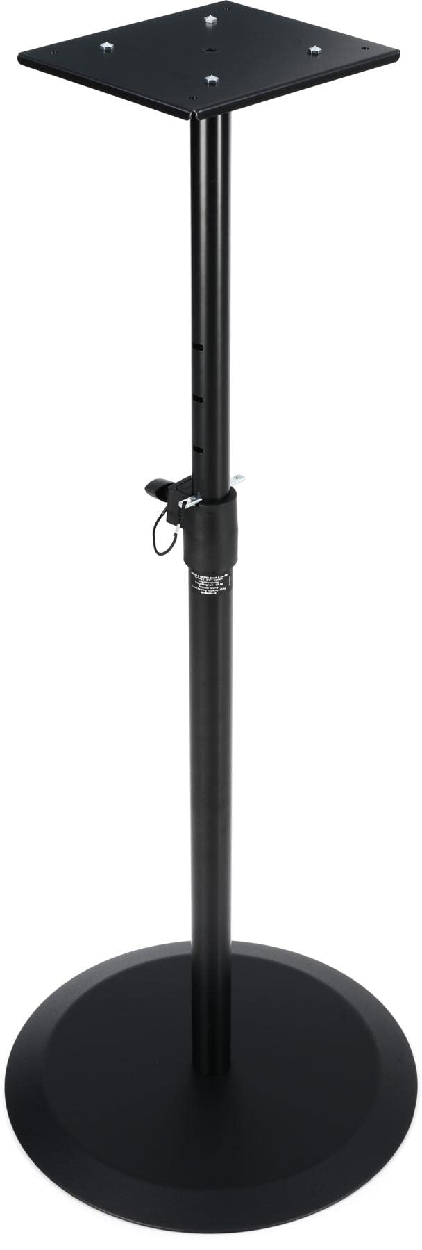 K&M Stands K&M-26740 Adjustable Monitor Stand - Black (26740) | Ergonomic Computer Monitor Riser for Home & Office Workspace Setup