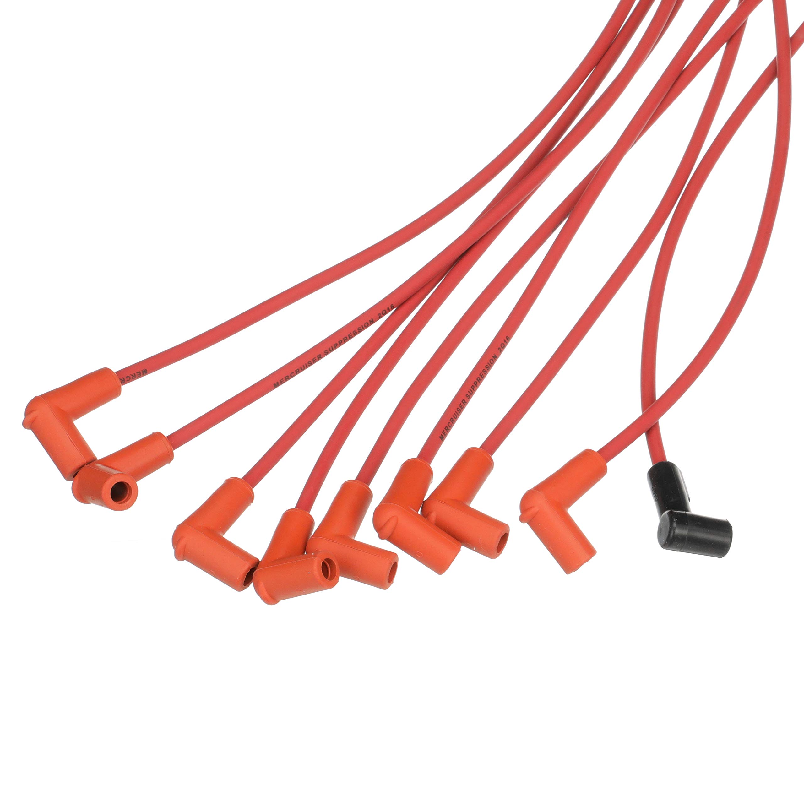 Quicksilver 816608Q78 Red High-Performance Spark Plug Wire Kit - Compatible with Marine & Automotive Engines - Ideal for Boats, Cars & Motorcycles