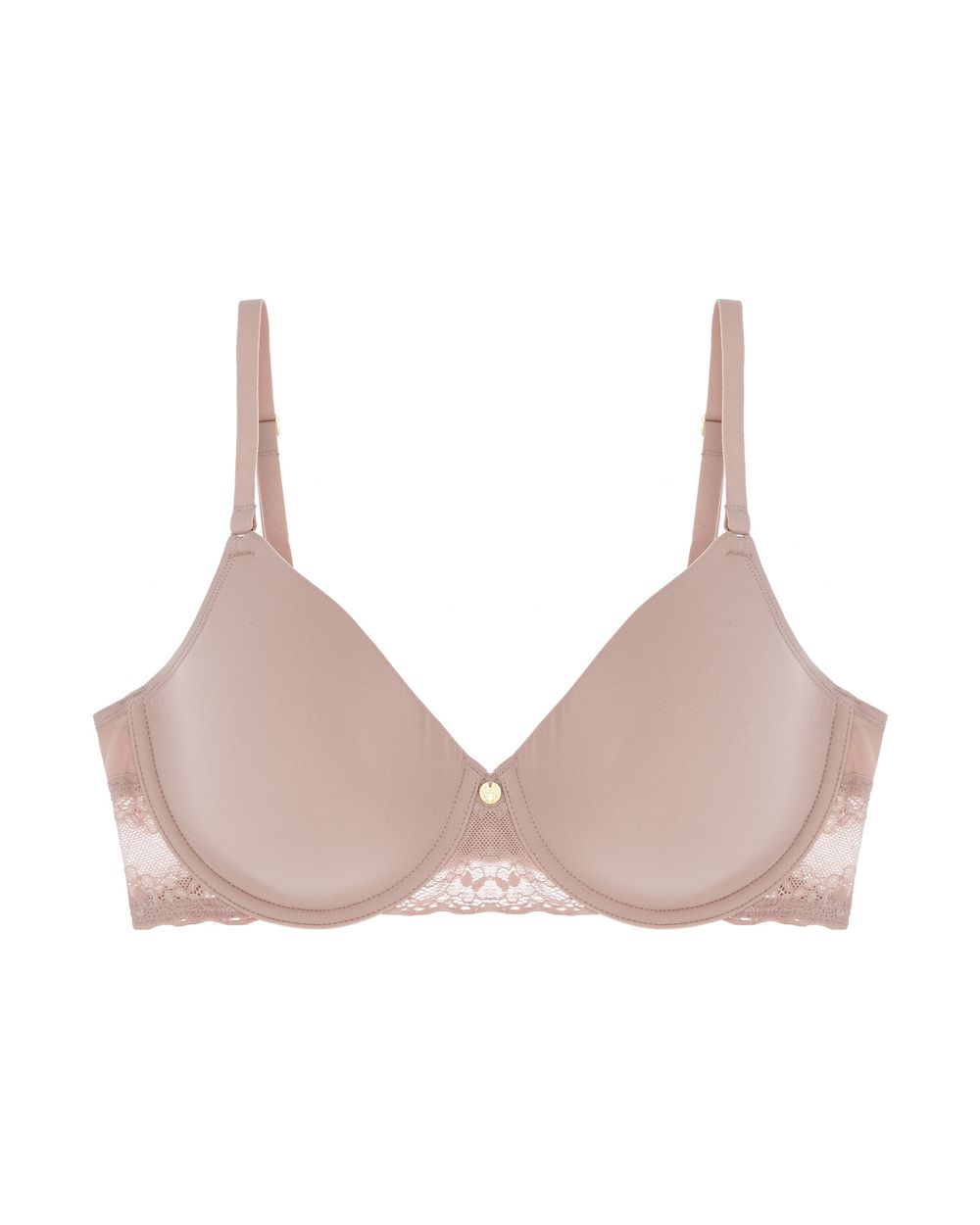 Bliss Perfection Contour Underwire Bra - Push Up Lace Bra for Women, Comfortable T-Shirt Bra with Full Coverage - Perfect for Everyday Wear, Work & Special Occasions