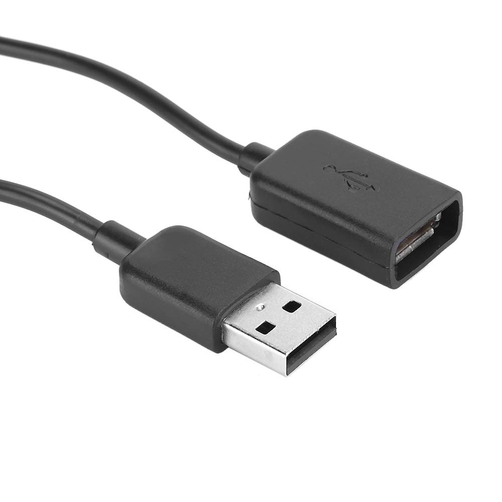 Cuifati 1M/3.28ft USB Charger Cable for Smart Bracelet Watch - TPE Soft Wristband Charger, Portable USB Adapter (Black) | Perfect for Fitness Tracking, Sleep Monitoring & Daily Wear