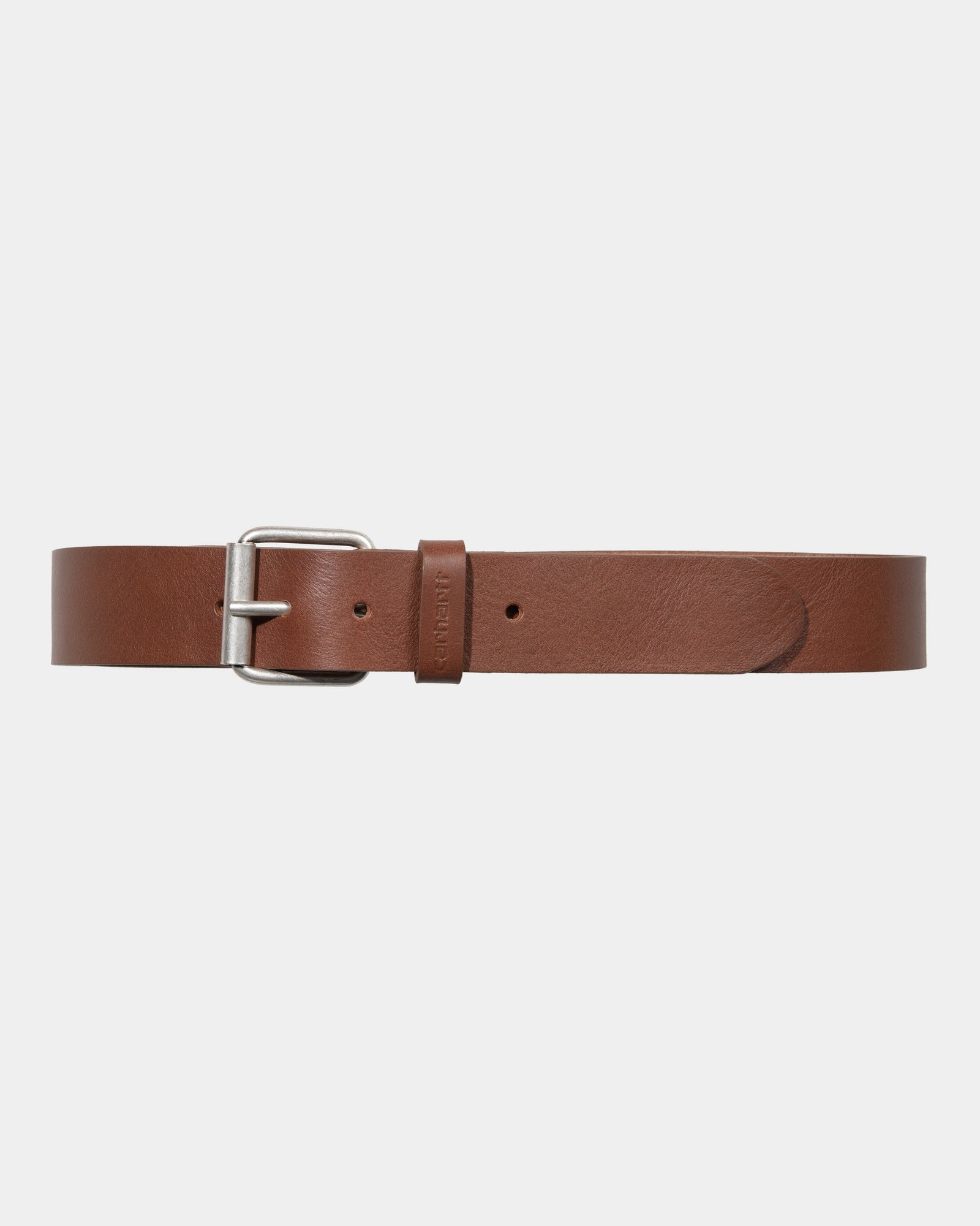 Premium Genuine Leather Script Belt in Cognac Brown - Stylish & Durable for Men's Fashion, Office Wear & Casual Outfits