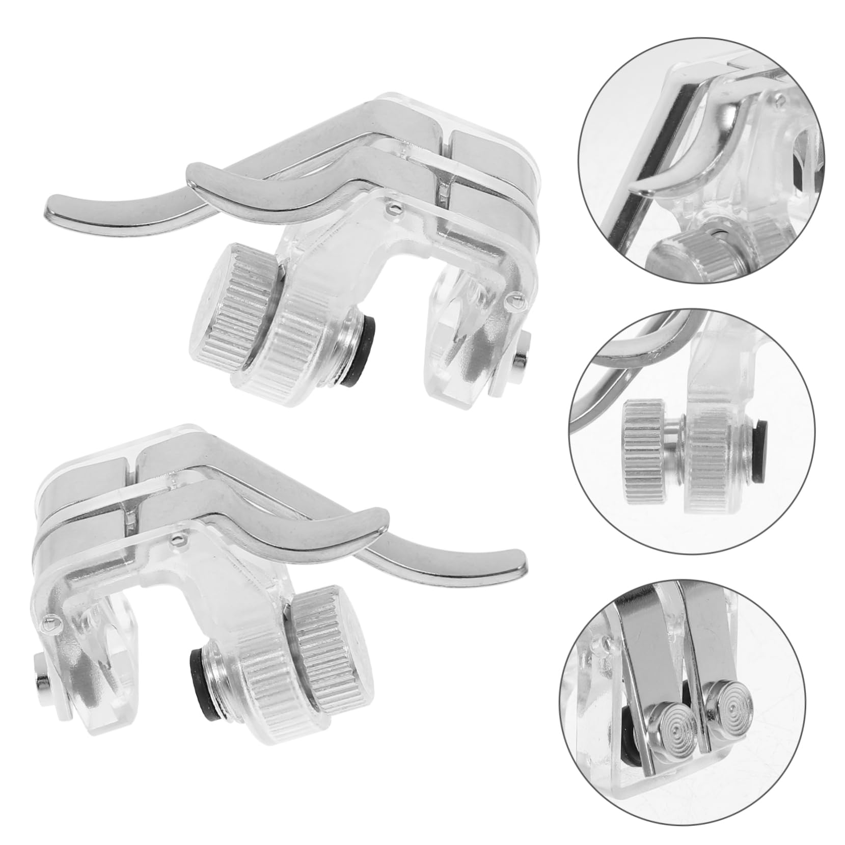 2 Pairs Metal Phone Grip Controller - Gaming Handle Trigger for Mobile Phones & Tablets - Perfect for PUBG, Fortnite & Call of Duty Mobile Gaming Accessories