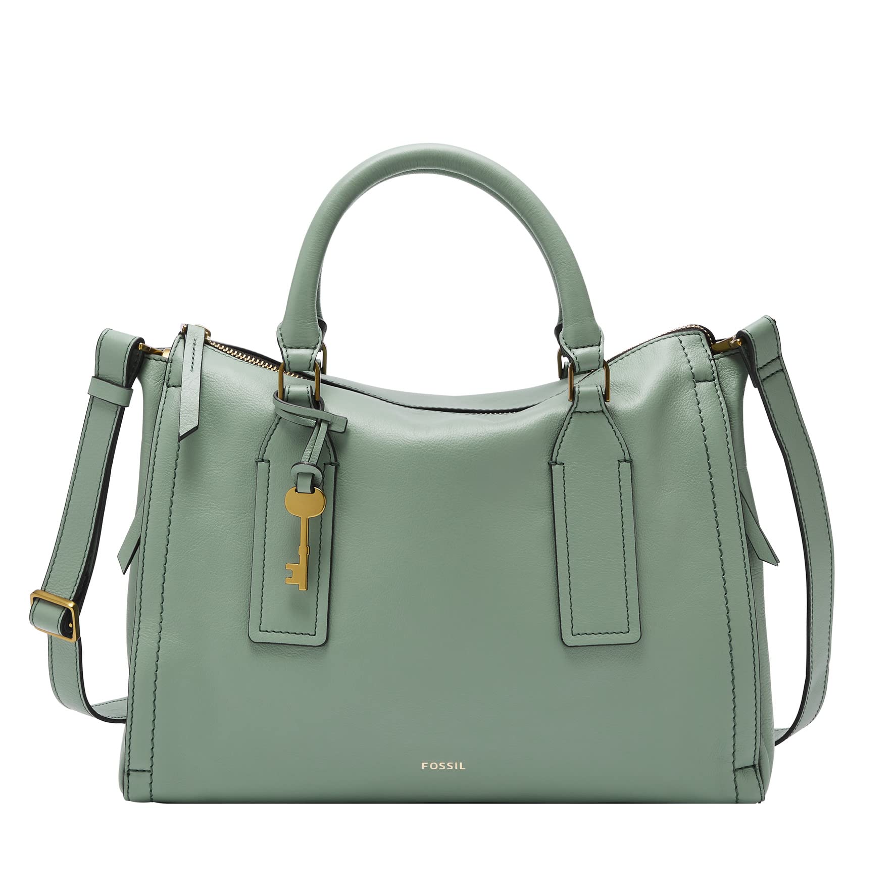 Fossil Women's Parker Genuine Leather Satchel Purse Handbag - Stylish Crossbody Bag for Work, Travel & Everyday Use