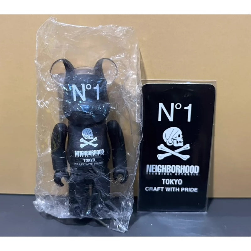 Bearbrick Series 24 ARTIST NEIGHBORHOOD 100% Collectible Figure - Limited Edition Urban Art Toy for Display & Home Decor