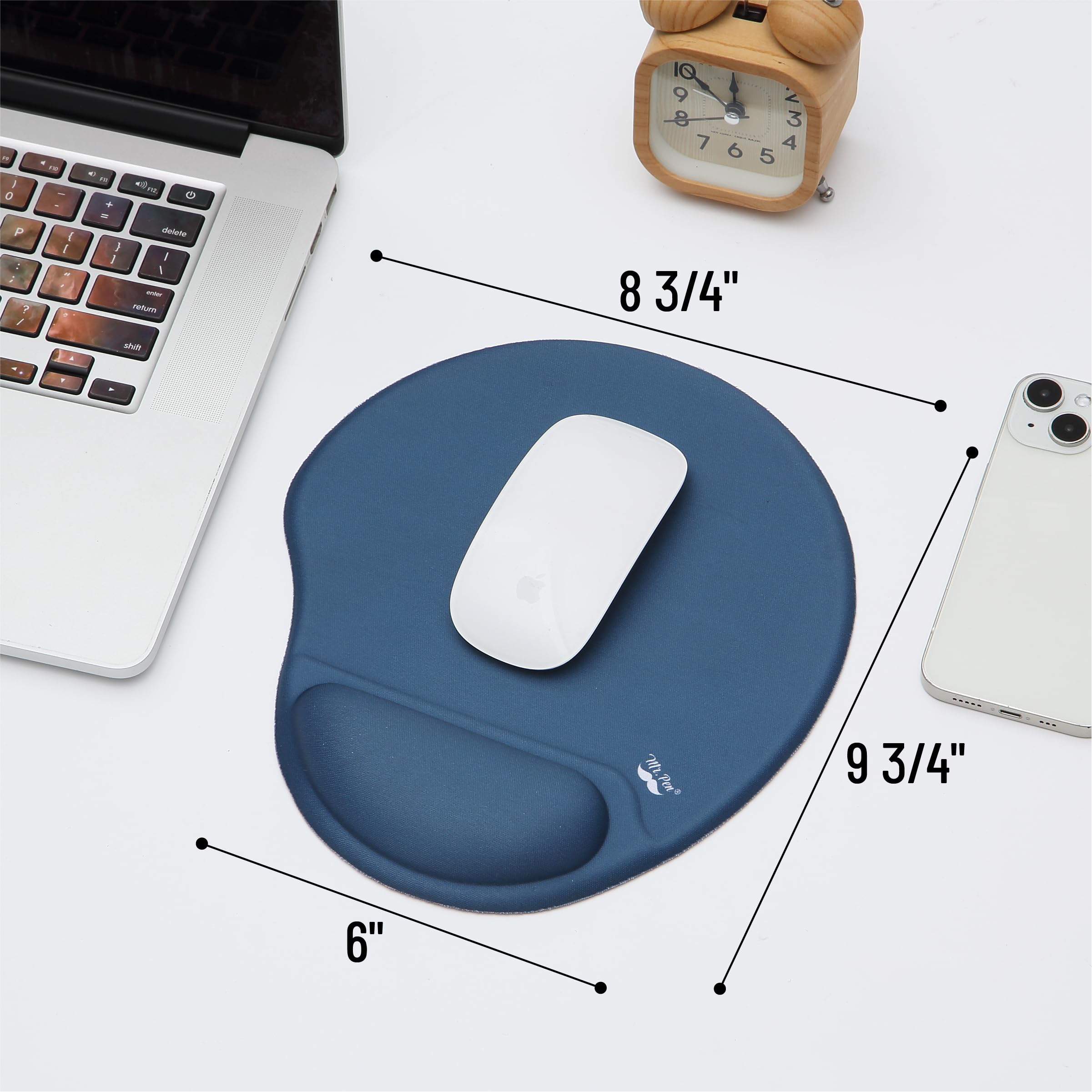 Ergonomic Gel Gaming Mouse Pad with Wrist Support - Comfortable Wrist Rest for PC, Laptop, Office & Gaming - Non-Slip Base, Smooth Surface - Ideal for Long Hours of Work & Gaming Sessions
