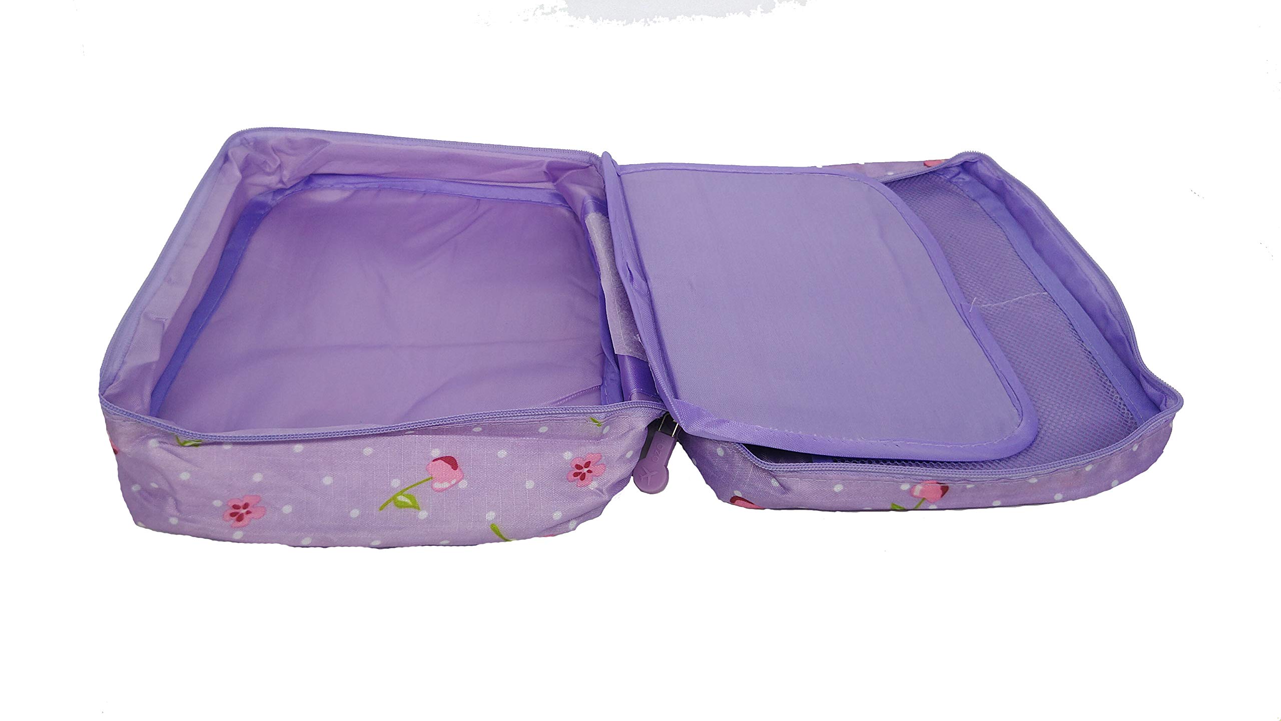 Waterproof Floral Nylon Cosmetic Bag - Multi-Functional Travel Makeup Organizer & Toiletry Pouch for Women | Perfect for Vacation, Gym, and Daily Essentials Storage