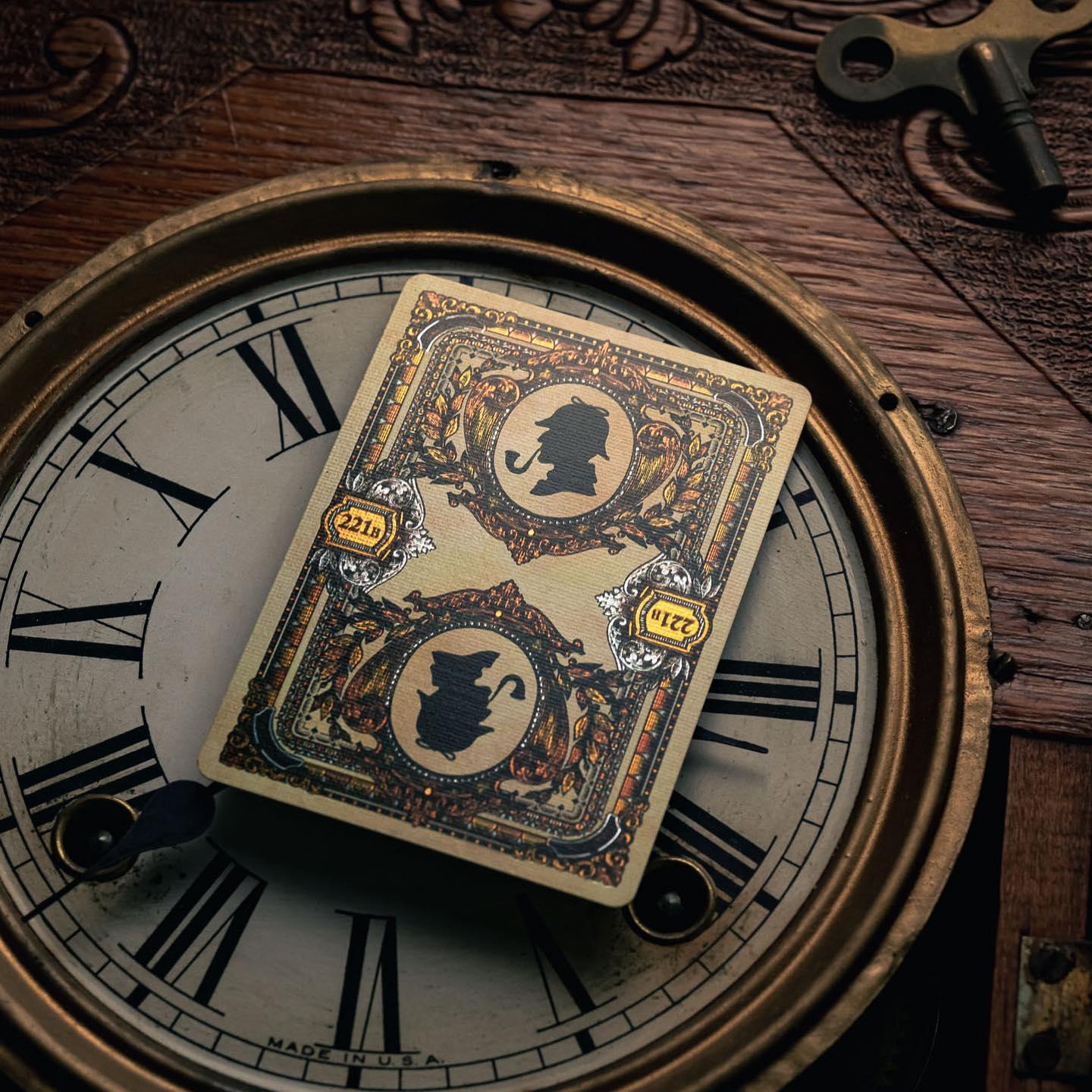 Sherlock Holmes Playing Cards - Premium Deck by Kings Wild Project - Perfect for Poker, Magic Tricks & Collectors