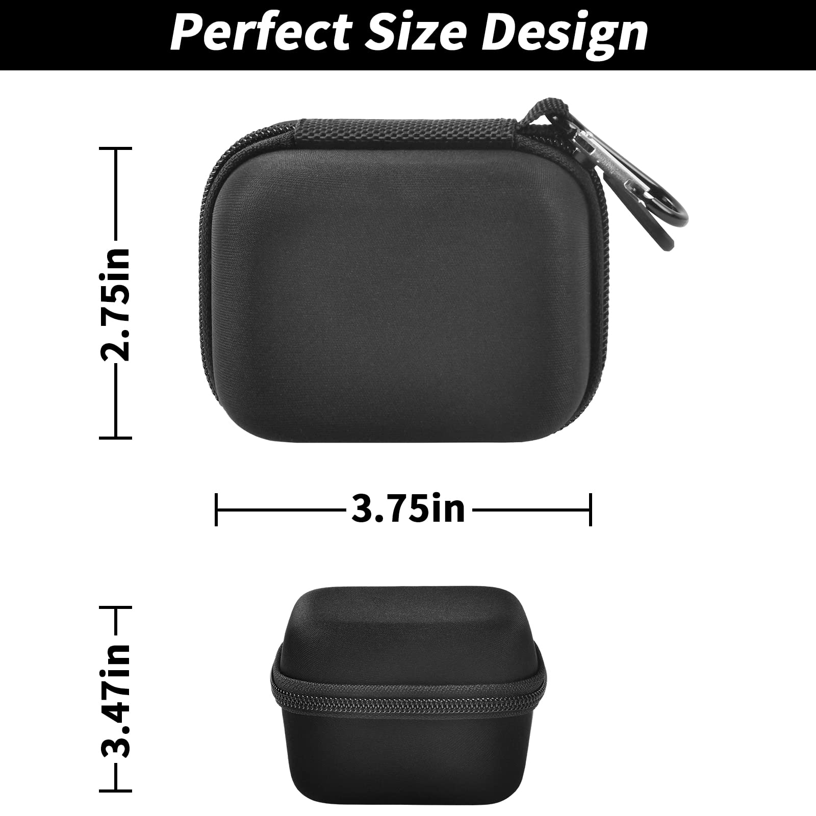 Casmilee Portable Pump Storage Bag for FLEXTAILGEAR Mini MP2 Pro/Max Pump 2 Pro/ETENWOLF AIR 3 Tiny Air Mattress Compressor - Compact Travel Case for Camping, Inflatable Pool Floats & Vacuum Storage Bags