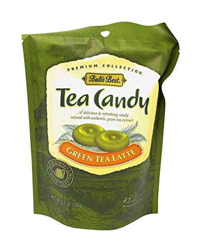 BALIS BEST Green Tea Latte Candy - 5.3oz Pack of Delicious Matcha Flavored Sweets | Perfect for Office Snacks, Gift Giving & Tea Time Treats