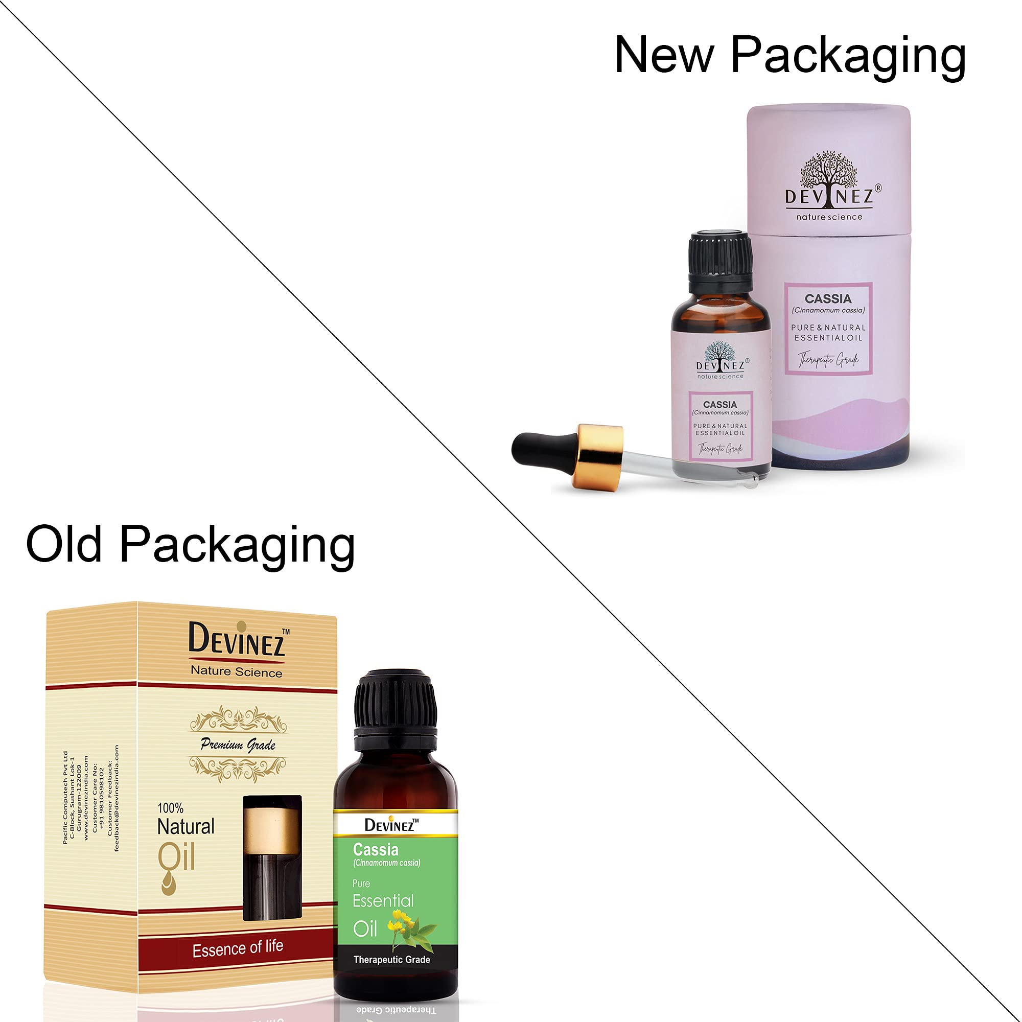 100% Pure Cassia Essential Oil - Natural & Undiluted, 15ml Glass Bottle for Aromatherapy, Massage & Relaxation | Reduces Tension, Anti-Inflammatory, Relieves Muscle Pain | Warming & Uplifting Scent for Diffusers, Bath & Home Spa