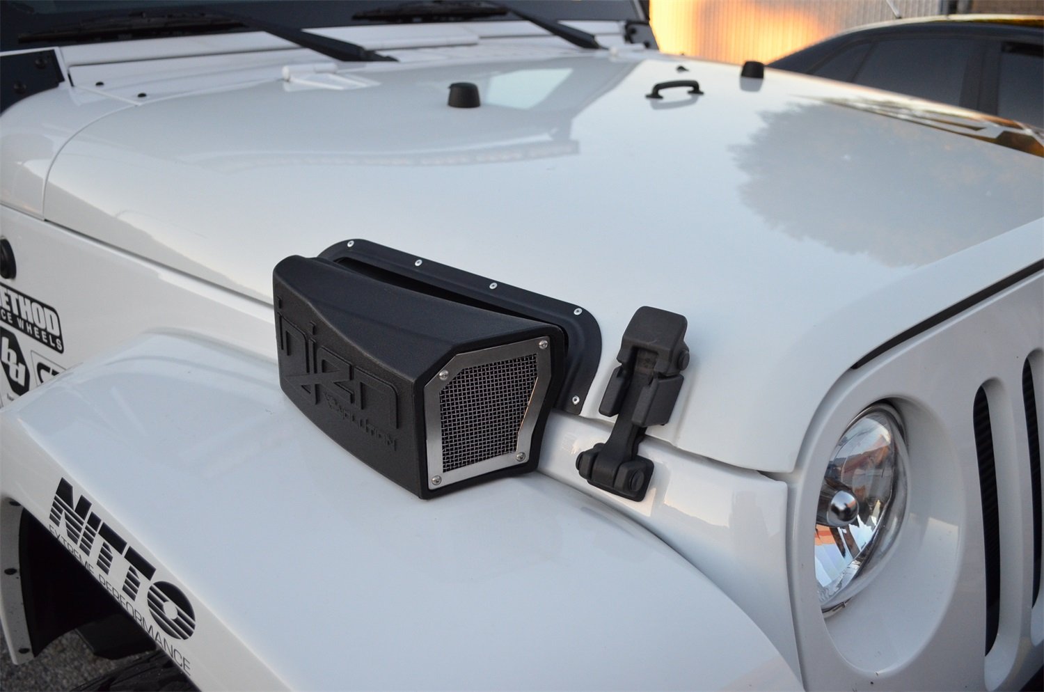 Injen EVO15069 Ram Air Scoop - High Performance Cold Air Intake for Dodge Ram 1500 2013-2018 - Improve Engine Power & Fuel Efficiency - Perfect for Off-Roading & Towing