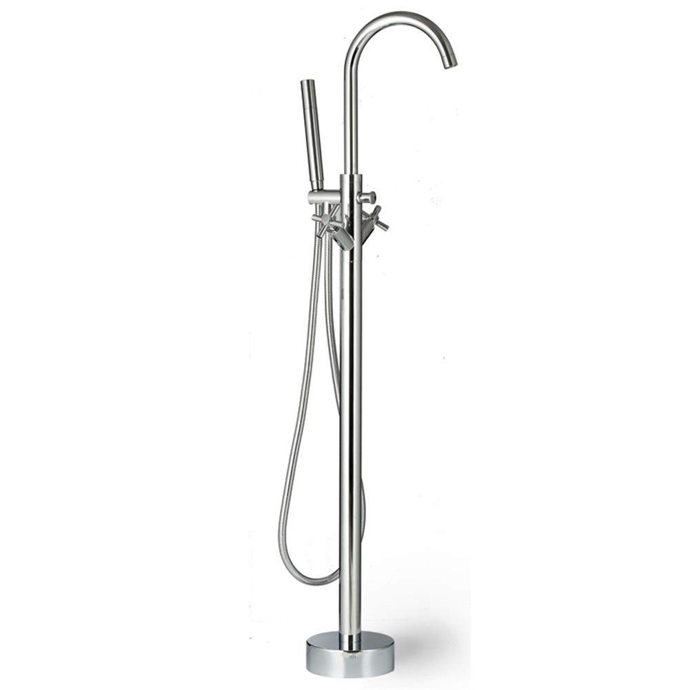 Premium Handheld Shower Head Set with Freestanding Faucet - Modern Hotel-Style Bathroom Shower System for Bathtub & Shower Combo - Perfect for Spa-Like Relaxation and Luxurious Bathroom Upgrades