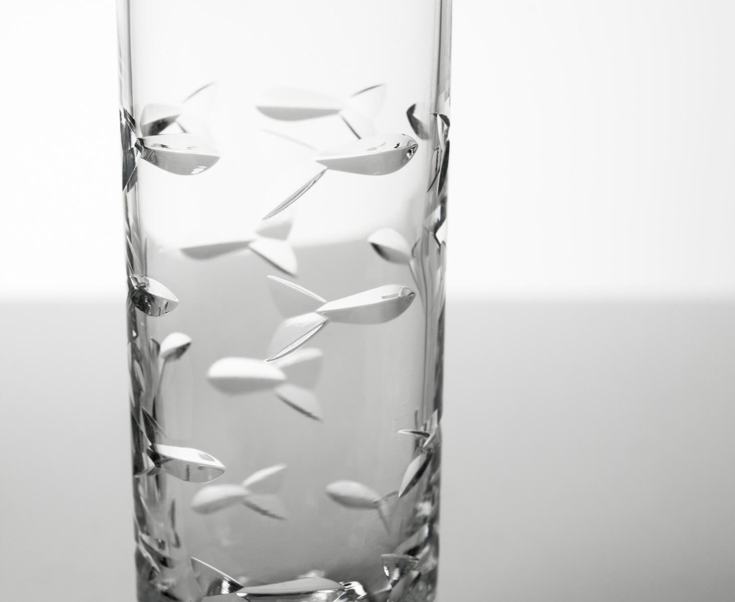 School of Fish 2.5oz Cordial Shot Glass Set of 4 - Perfect for Cocktails, Liquor Tasting & Party Drinking Games