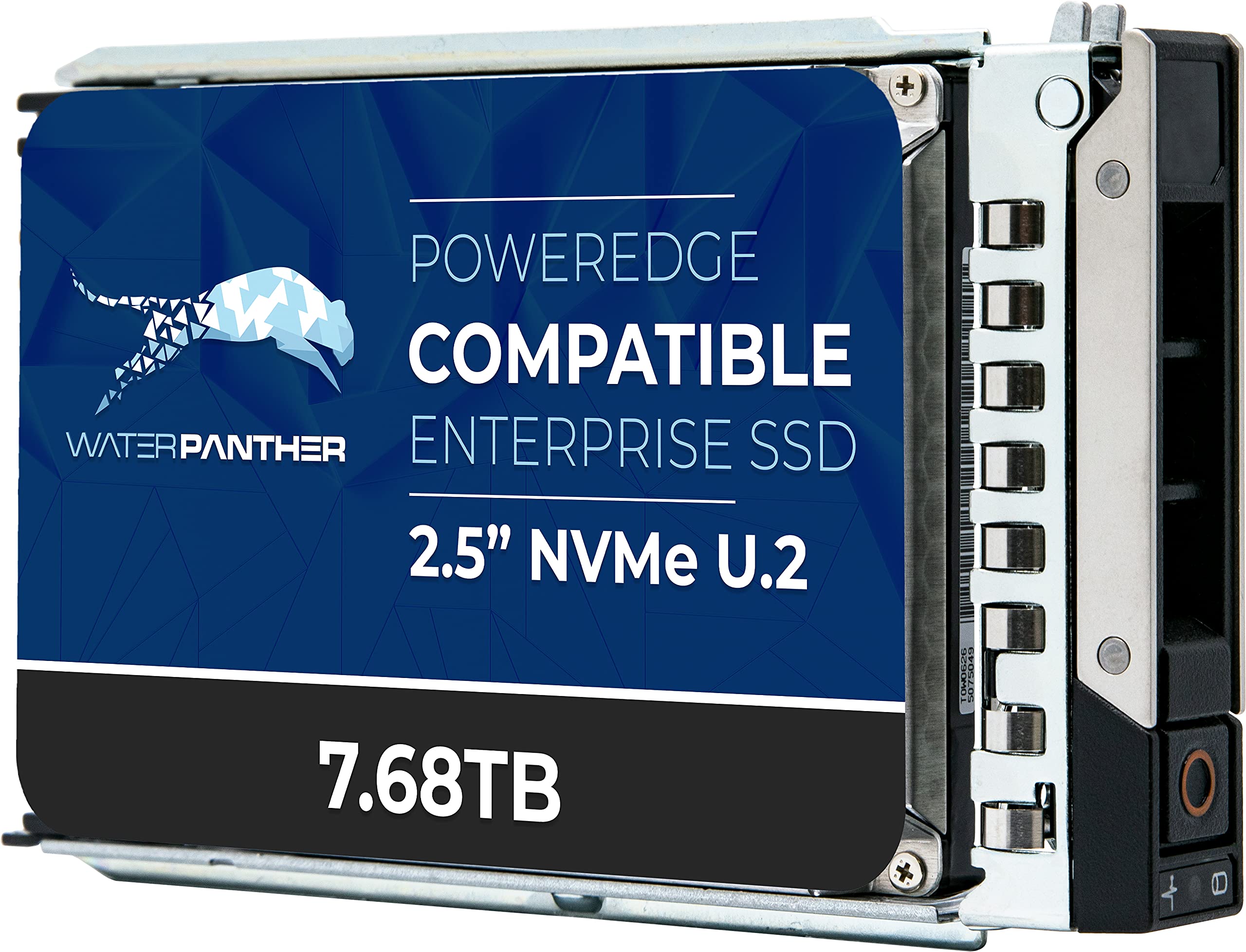 7.68TB PCIe Gen3 x4 NVMe U.2 SSD for Dell EMC PowerEdge | High-Performance Data Center Solid State Drive with Caddy Tray | Compatible with 14G R640 R940 R440 R740XD 15G R7525 | Ideal for Enterprise Storage & Server Applications