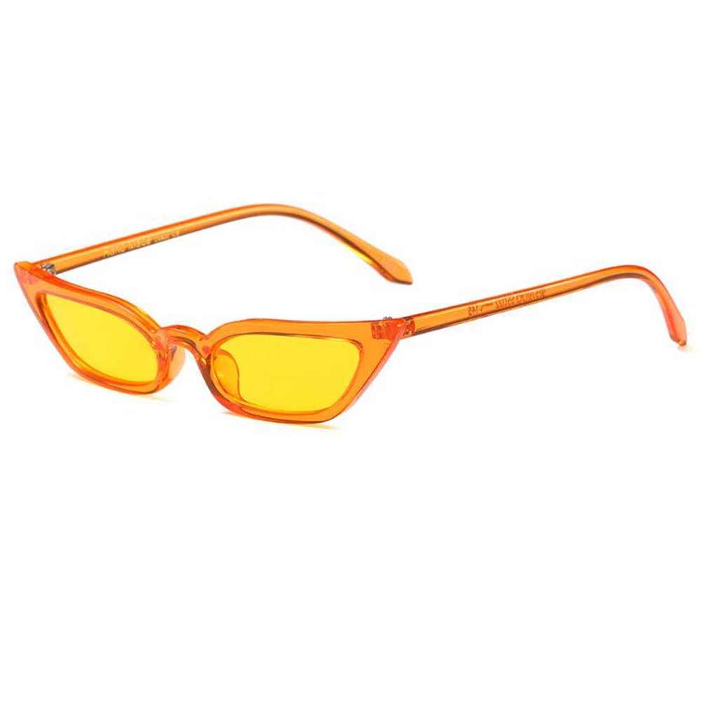 Vintage Cat Eye Sunglasses - Small Frame Candy Color Retro Style for Women | Perfect for Beach, Driving & Outdoor Fashion Accessories