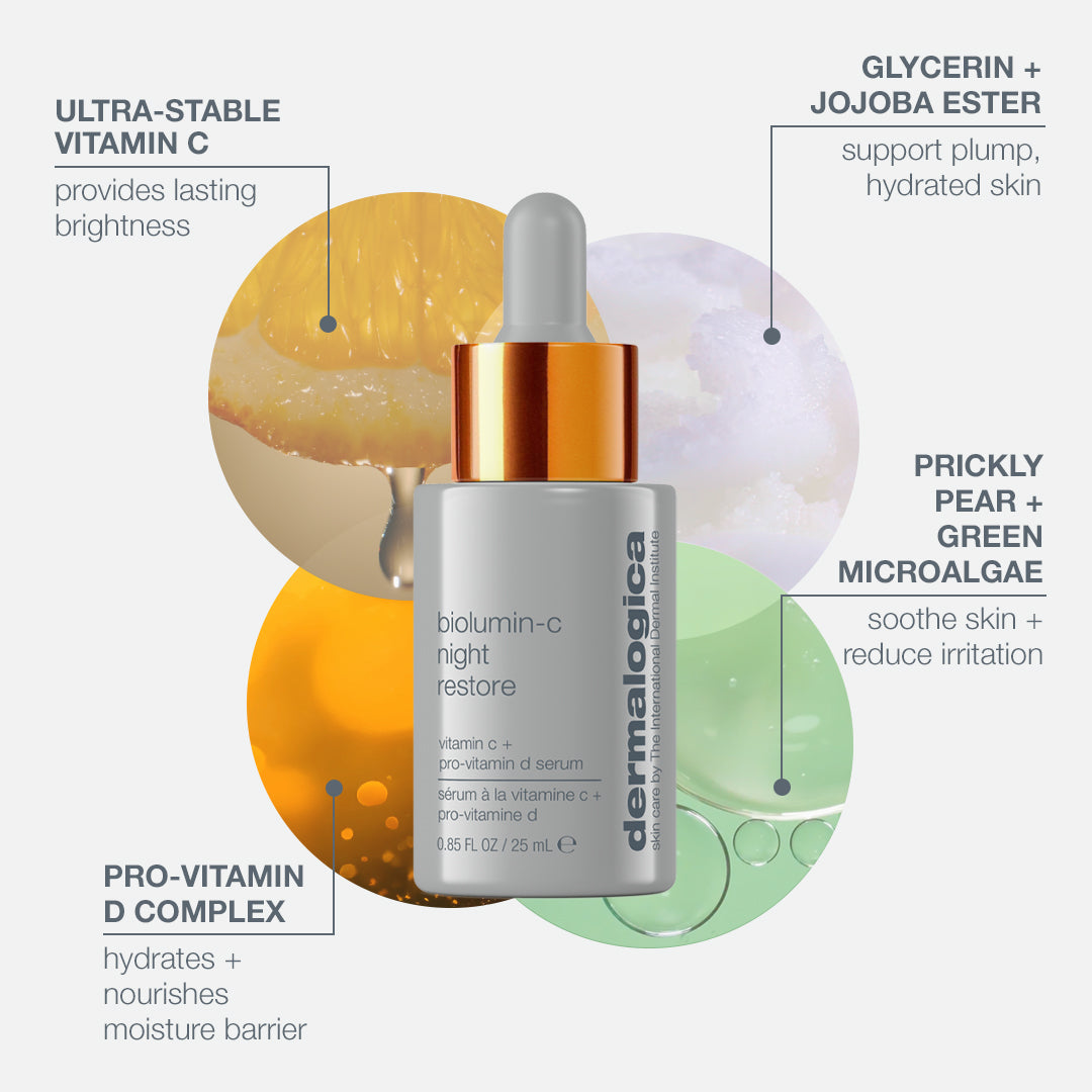 Biolumin C Night Restore Cream - Vitamin C Brightening & Anti-Aging Night Cream for Glowing Skin | Perfect for Overnight Repair & Dark Spot Treatment