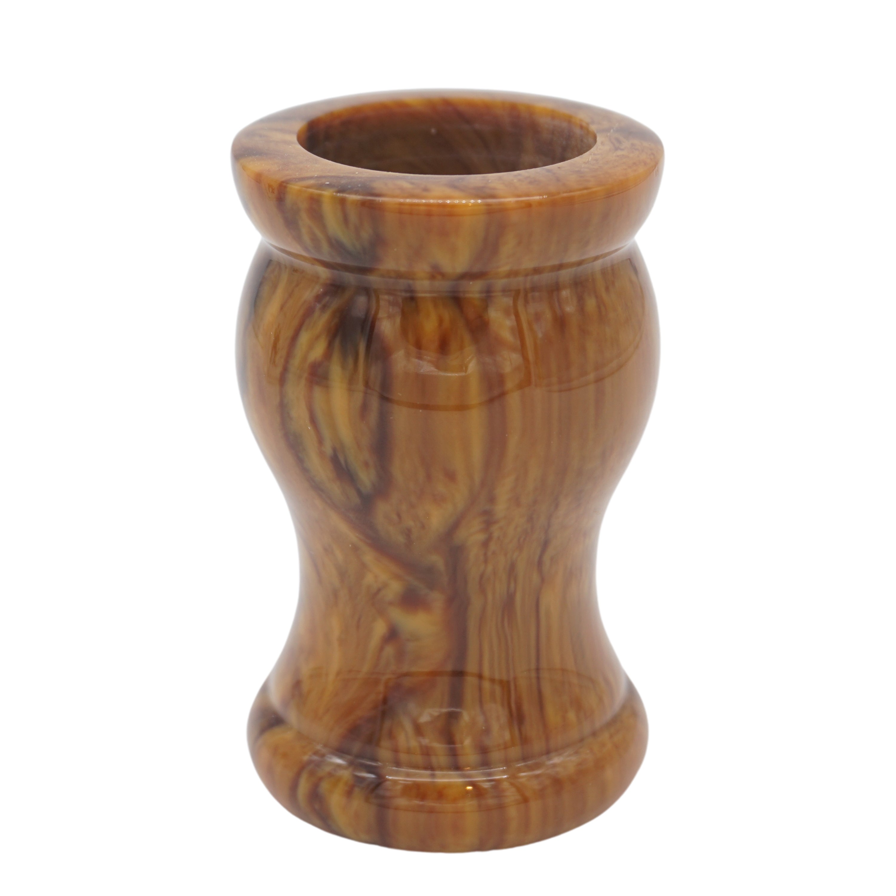 Premium Briar Wood Handcrafted Shaving Brush Handle - Fits 24mm & 26mm Knots - Perfect for Wet Shaving & Grooming Gifts for Men