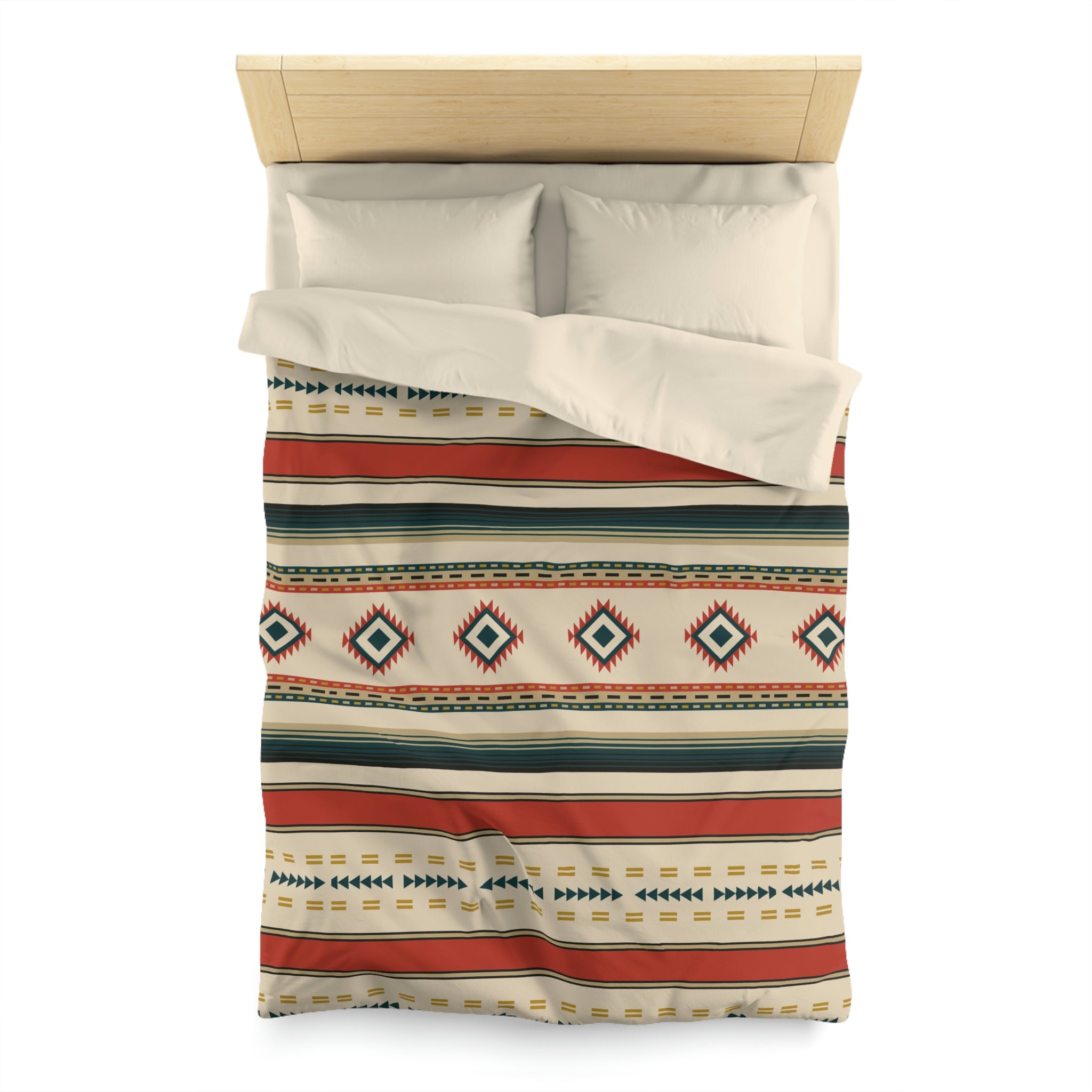 Sunrise Canyon Microfiber Duvet Cover Set - Queen & Twin Size, Soft Southwestern Farmhouse Bedding Decor for Comforters - Perfect for Guest Rooms, Master Bedrooms & Cozy Home Styling