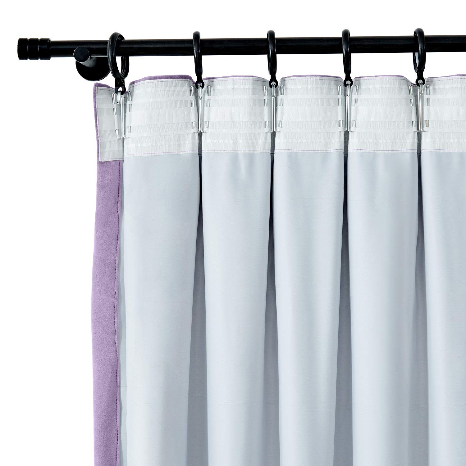 Drapifytex Blackout Velvet Curtains 84x96 Inches - Room Darkening Pleated Tape Panel Drapes for Bedroom & Living Room | Thermal Insulated Window Treatment for Home Decor & Light Blocking