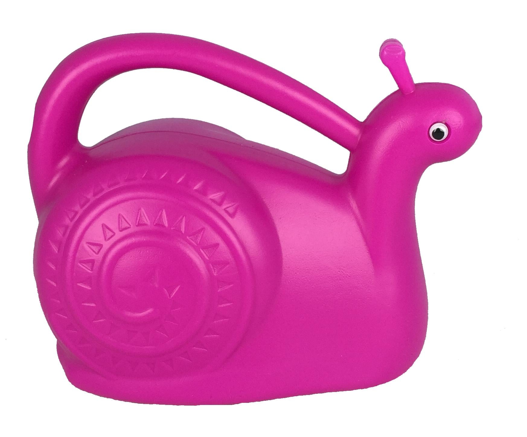 1.4L Kids Plastic Watering Can with Snail Design - Fun Gardening Tool for Children's Outdoor Activities & Plant Care