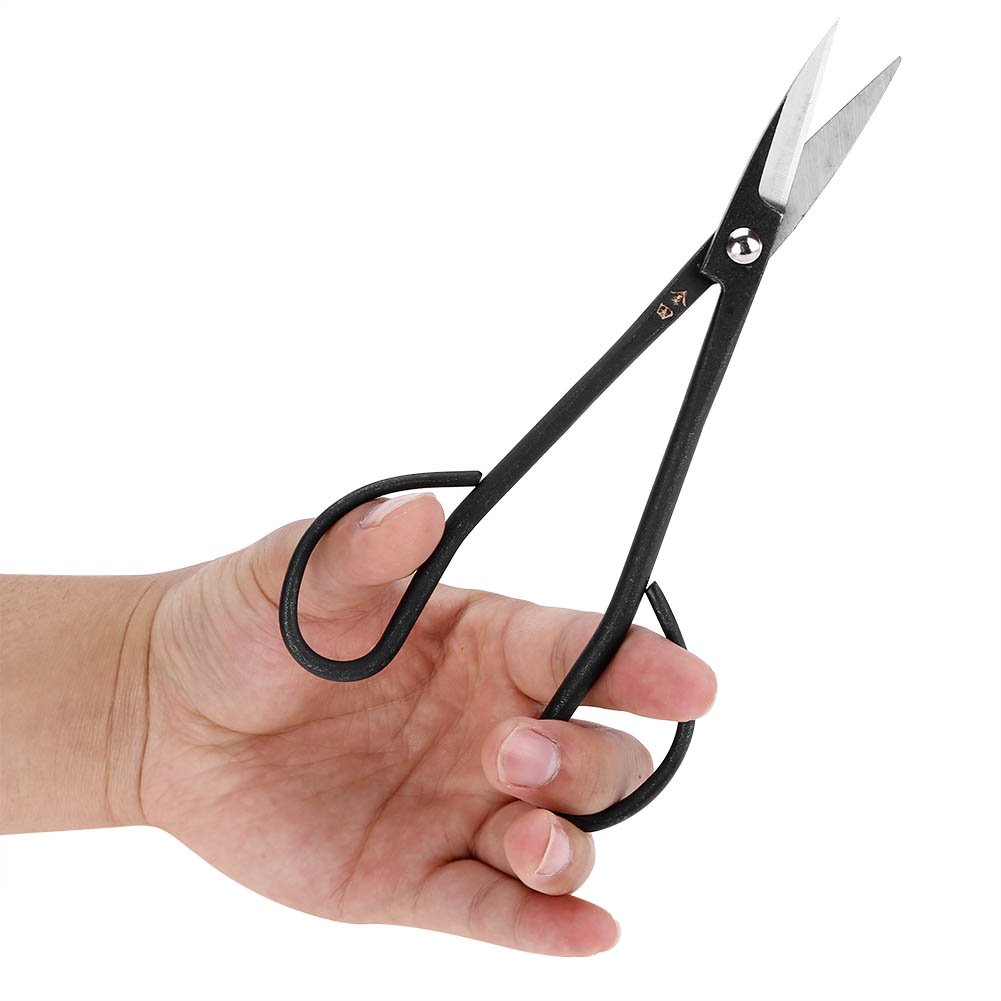 190mm Stainless Steel Bonsai Scissors - Professional Gardening & Flower Arranging Tool for Indoor/Outdoor Use