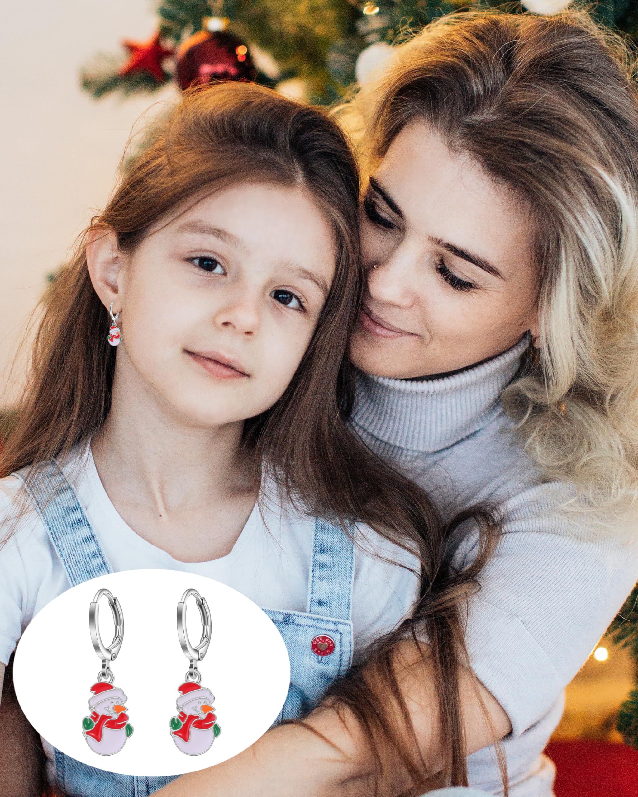 16 Pairs Hypoallergenic Small Hoop Dangle Earrings for Women & Girls - Holiday, Halloween, Christmas, Fall, Thanksgiving, Teacher, St. Patrick's Day & 4th of July Jewelry Gifts | Perfect for Parties, Festivals & Everyday Wear