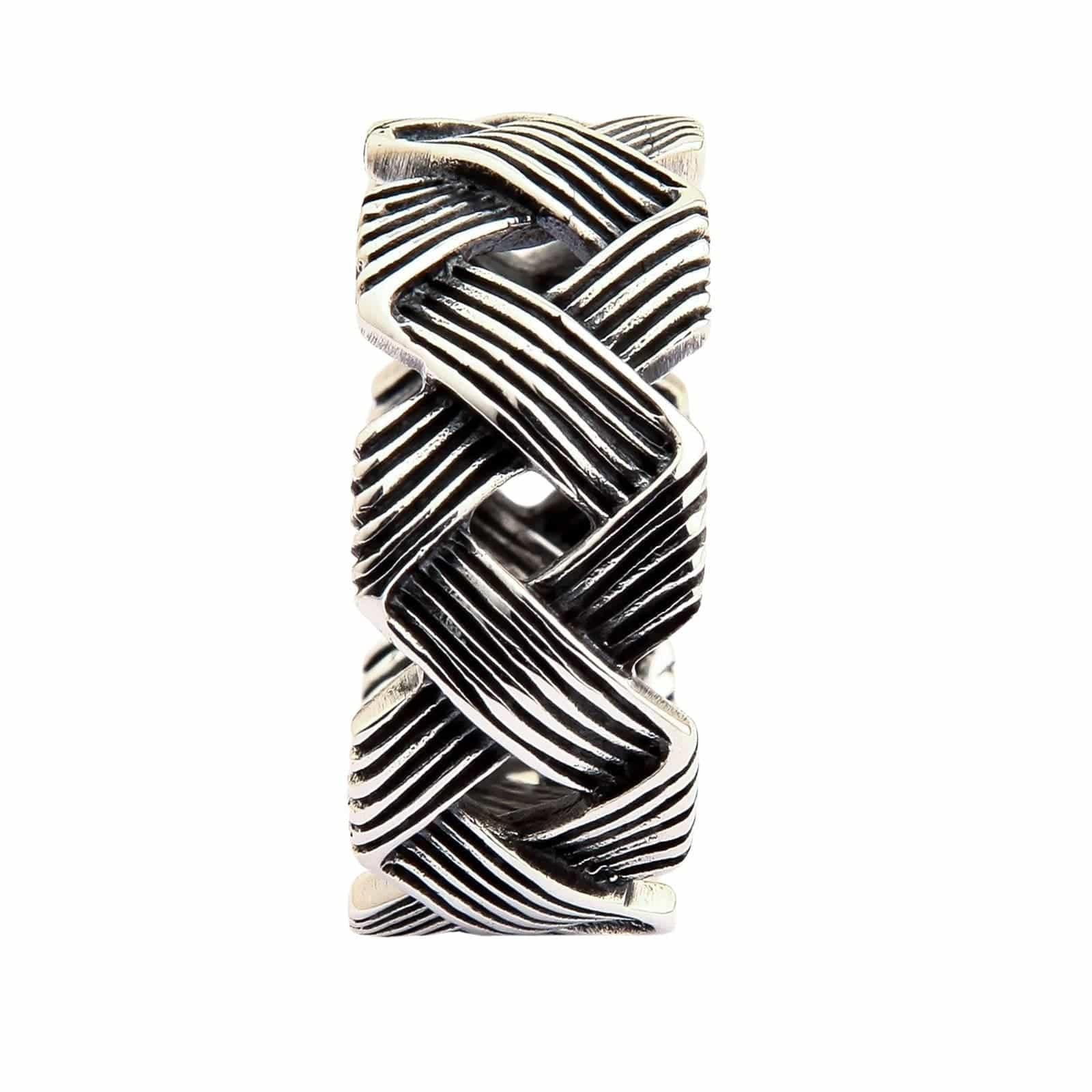 Handmade Wave Knot Sterling Silver Band Ring for Women - Boho Chic Jewelry for Everyday Wear & Special Occasions