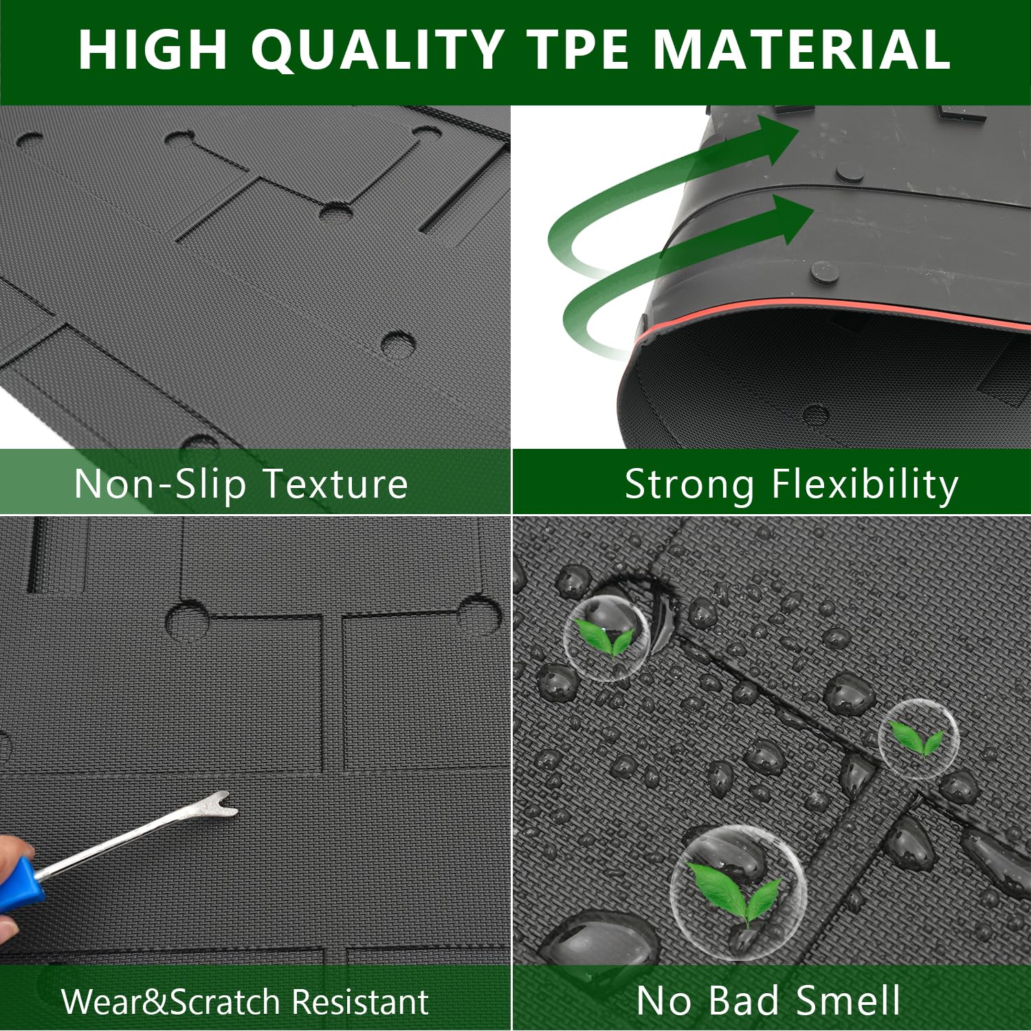 2020-2025 Jeep Gladiator JT Tailgate Mat - Durable Bed Liner Replacement Accessory for Truck Tailgate Protection | Perfect for Camping, Off-Roading & Hauling Gear