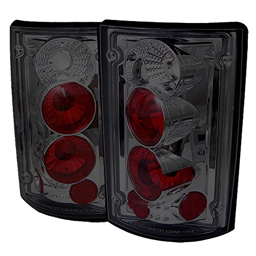 AKKON Smoke Housing Tail Brake Lights for 2000-2006 Ford Excursion & 1995-2006 Econoline Van - Altezza Style Replacement Lights for Enhanced Visibility and Style | Perfect for Night Driving, Off-Roading, and Custom Vehicle Upgrades