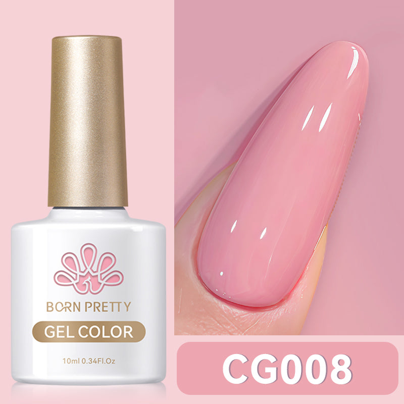 Pink Series 10ml Color Gel Polish - Long Lasting Nail Polish for Manicure & Pedicure - Perfect for Salon, Home Use & DIY Nail Art